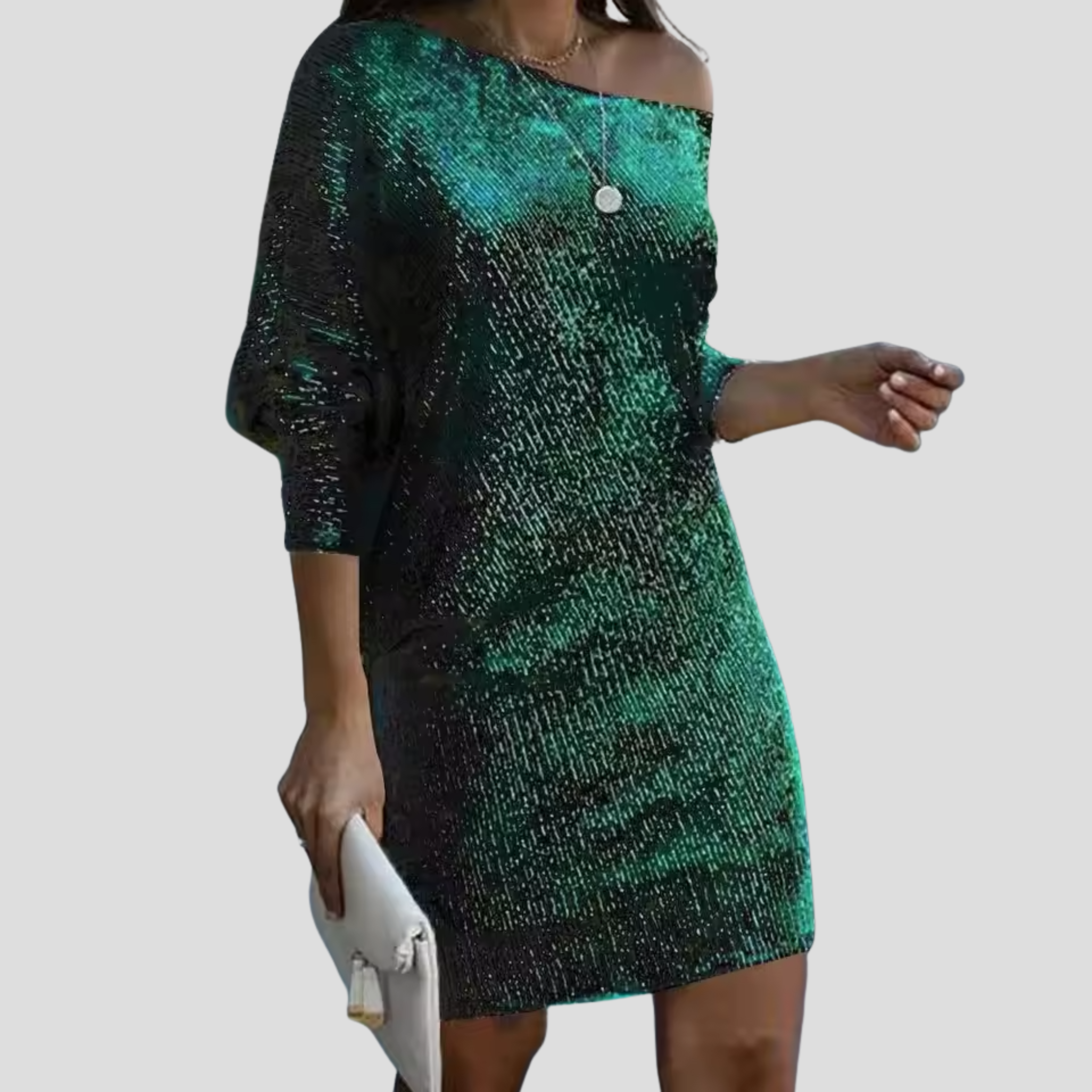 Women Mini Dress | Off-Shoulder Neckline & Relaxed Hem Silhouette for Daily Wear