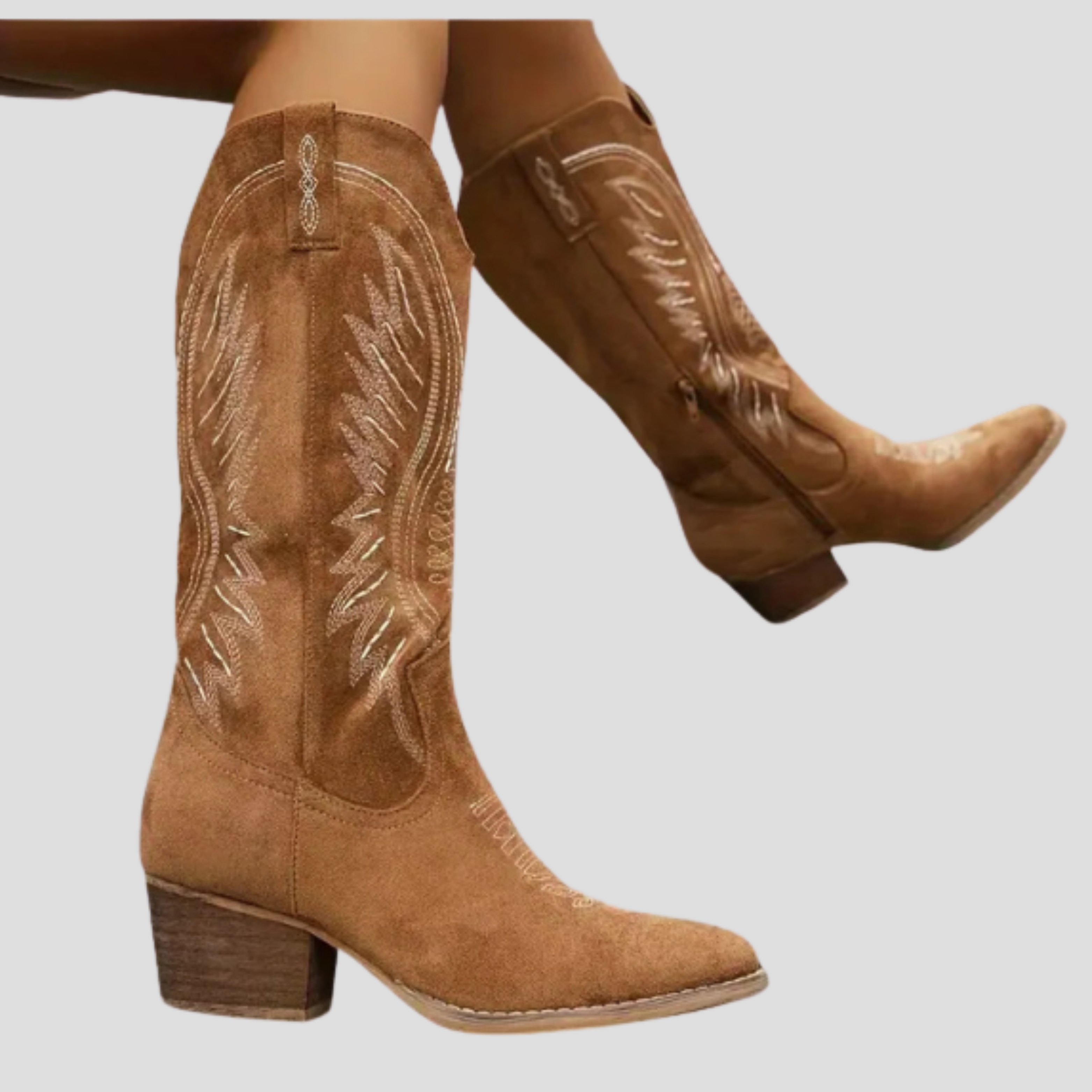 Women Boots | Western Profile & Embroidered Detail with Pointed Toe Design for Daily Wear