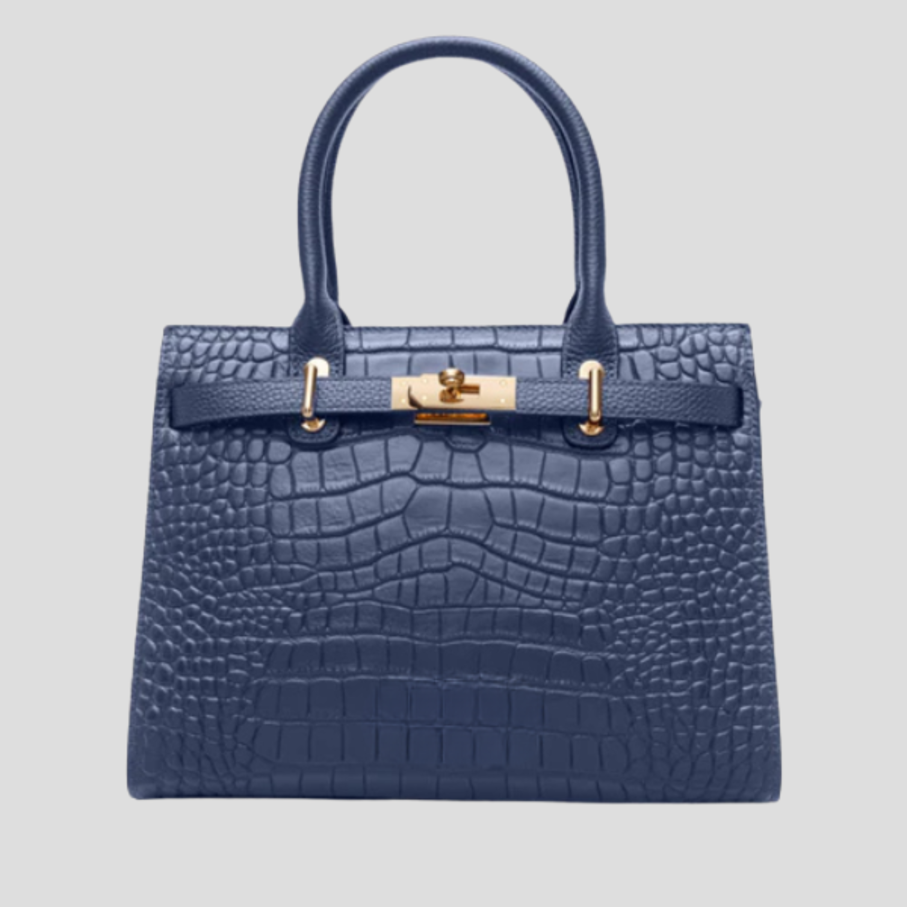 Women Bag | Defined Handle Structure & Structured Lock Front Design