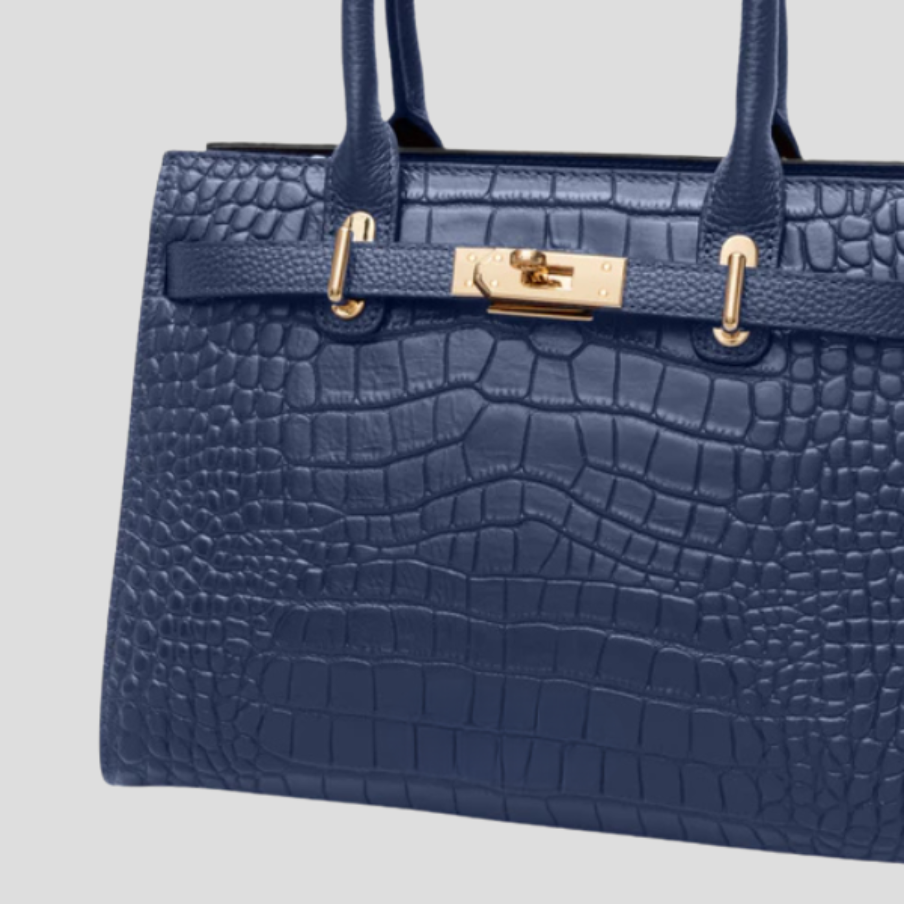 Women Bag | Defined Handle Structure & Structured Lock Front Design