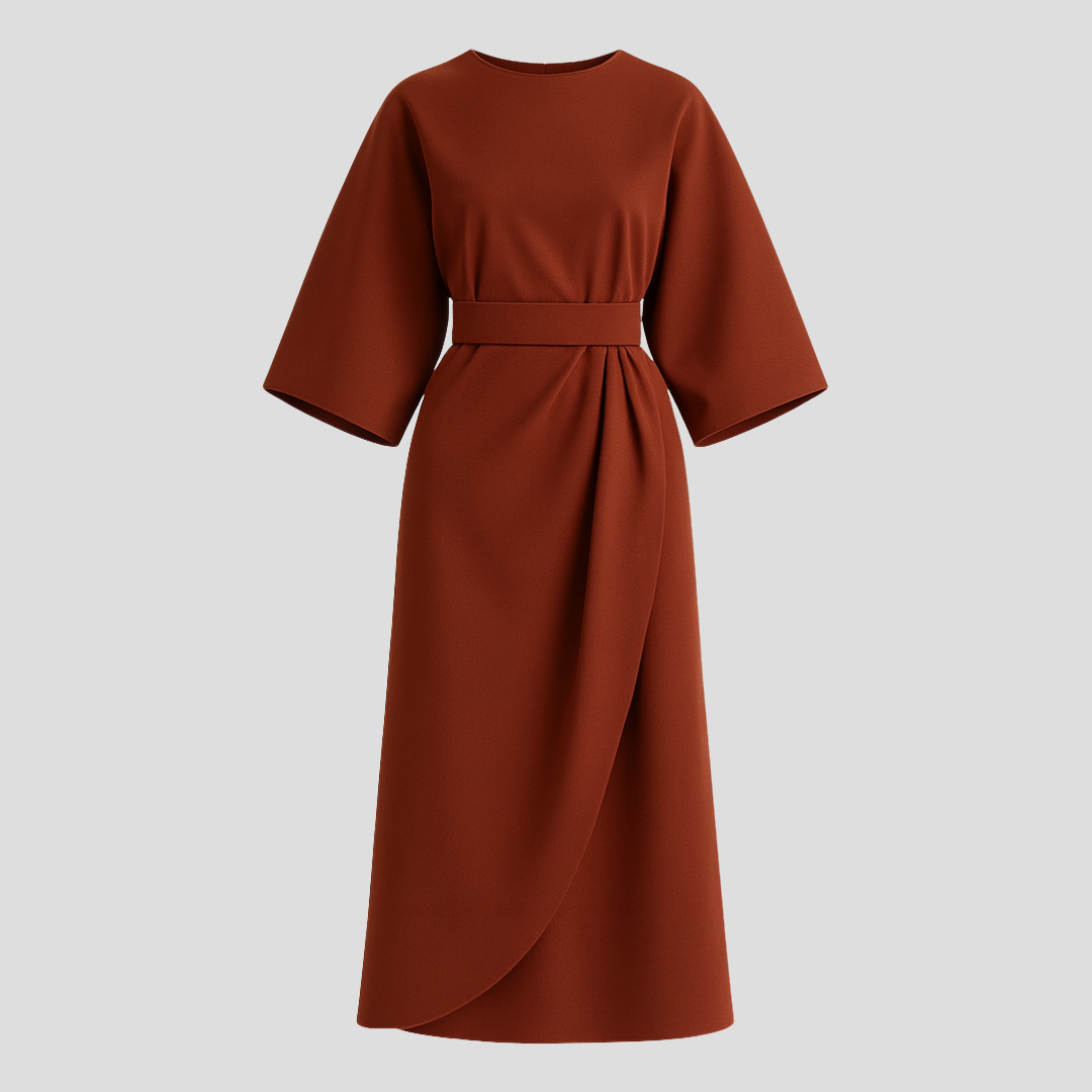 Women Maxi Dress | Belted Waist Structure & Flowing Floor-Length Silhouette for Daily Wear