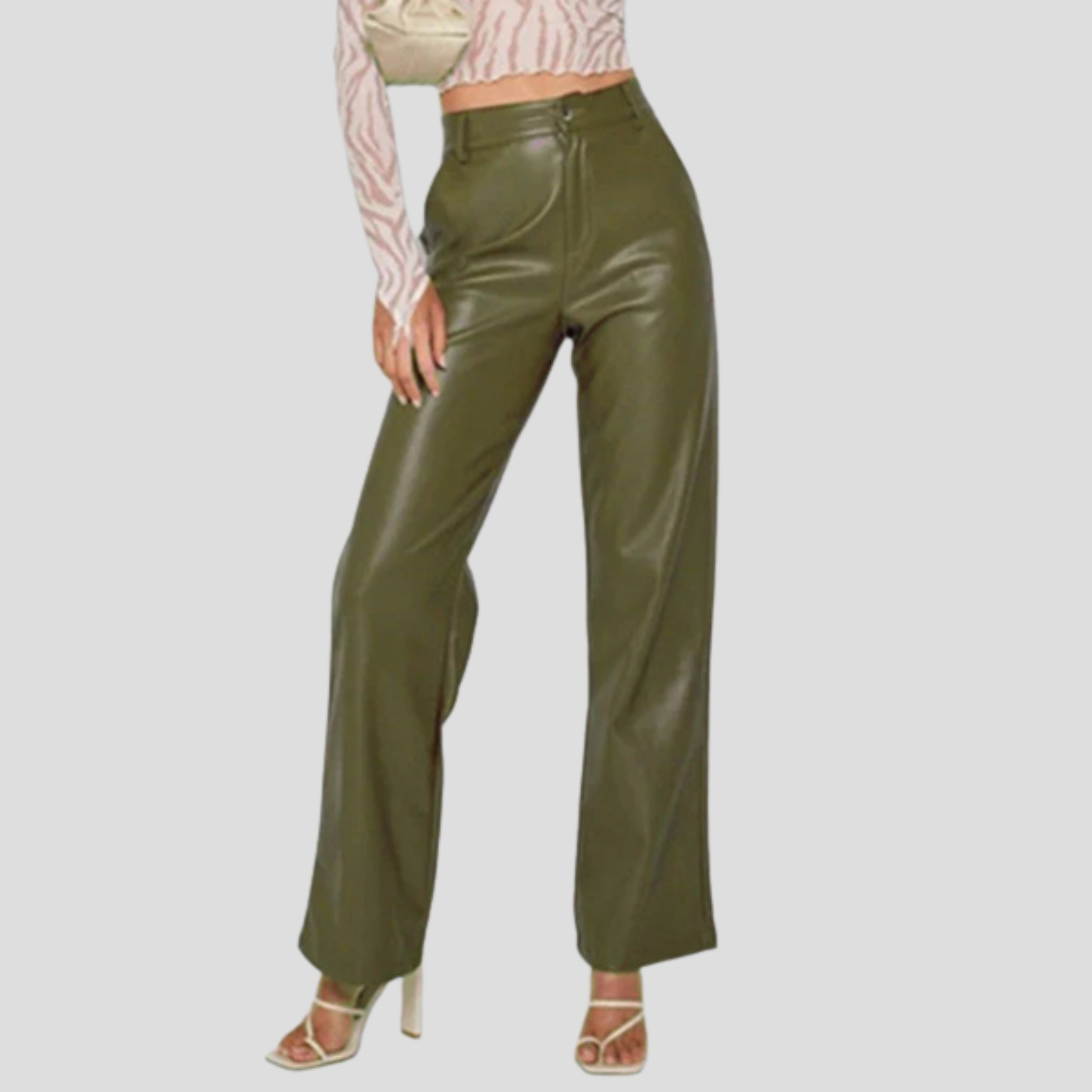 Women Straight-Leg Pants | Defined Waist Design & Smooth Silhouette for Formal Wear