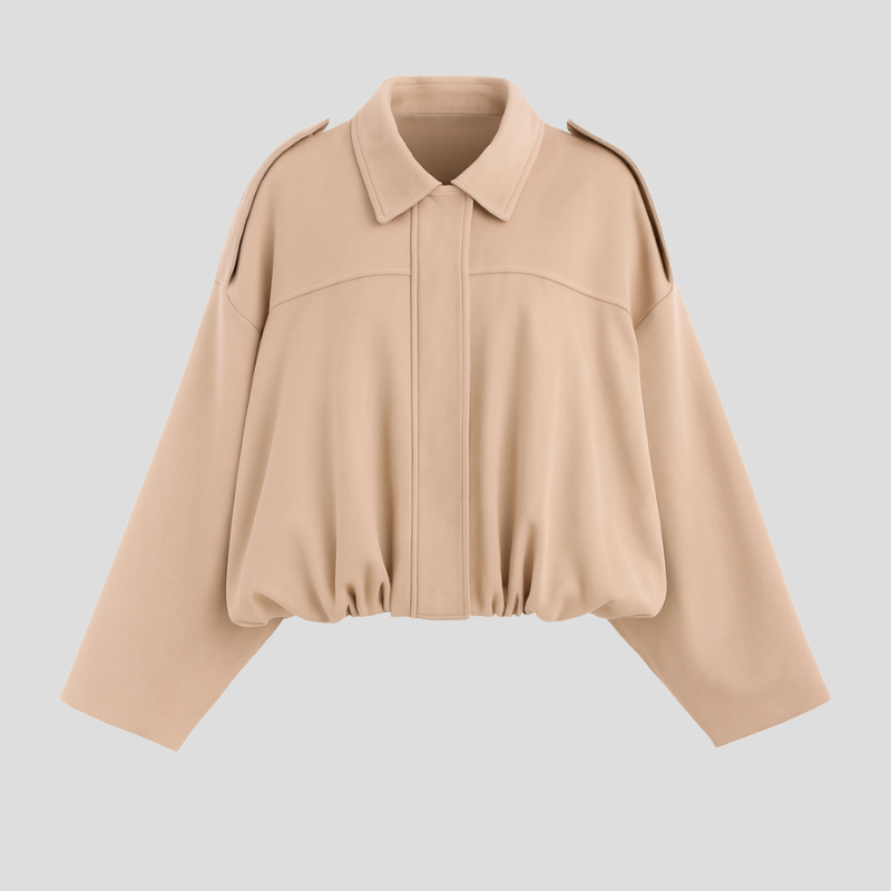 Women Bomber Jacket | Relaxed Silhouette & Minimal Detail Structure for Daily Wear