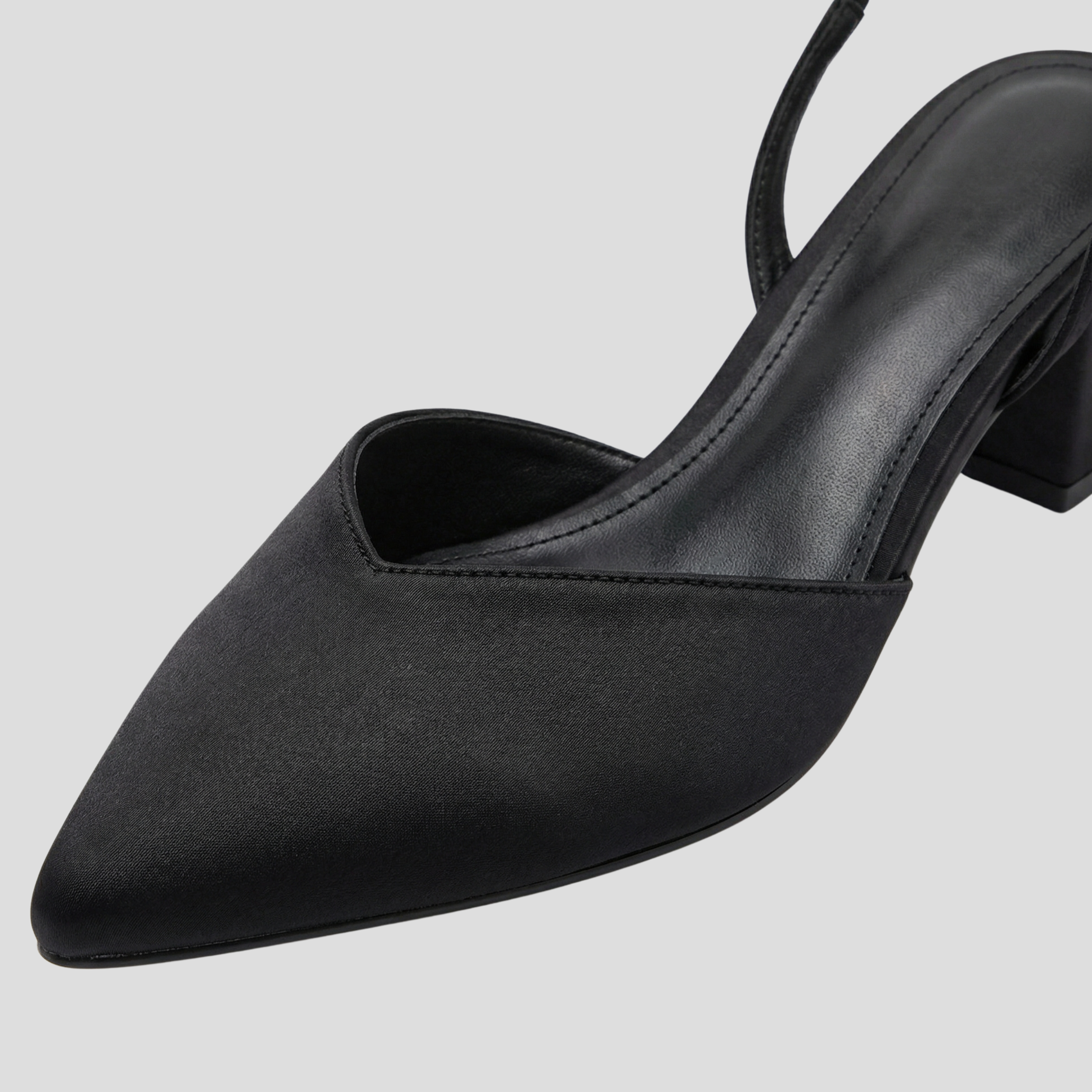 Women Heel | Slingback Strap Design & Pointed Toe Block Silhouette for Daily Wear