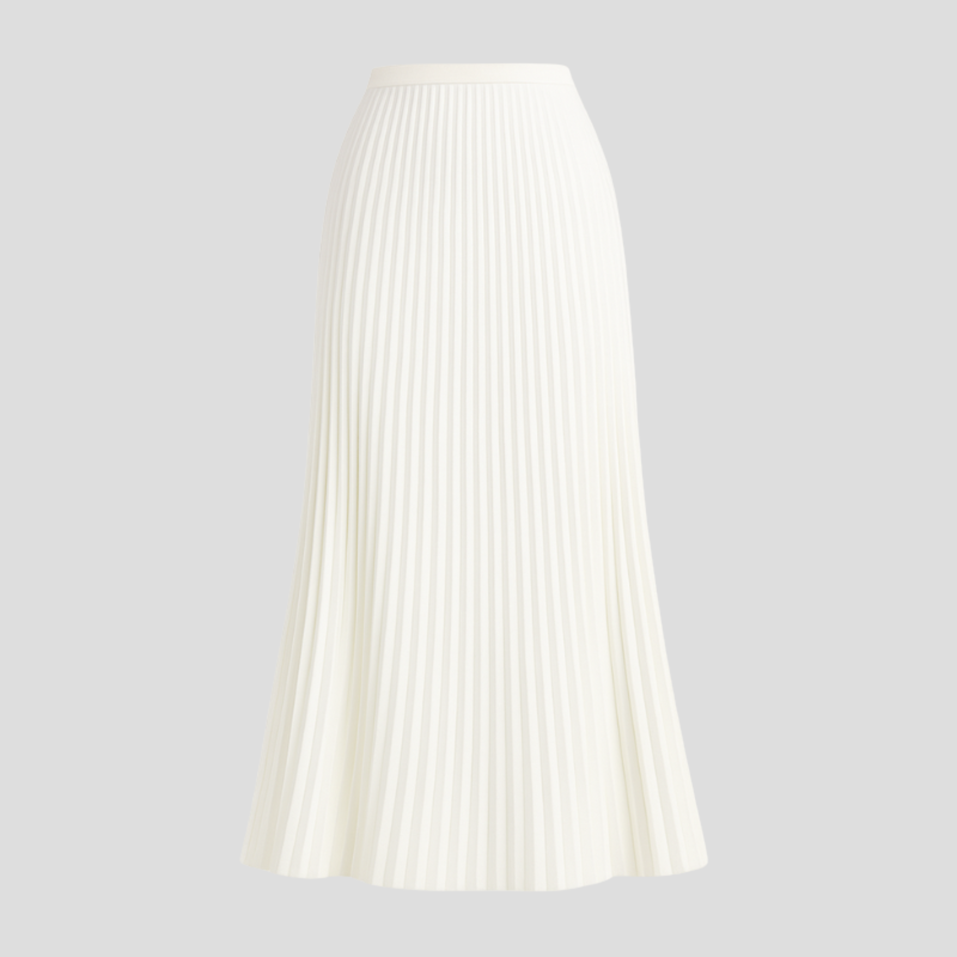 Women Maxi Skirt | Pleated Vertical Form & Extended Flowing Silhouette for Daily Wear