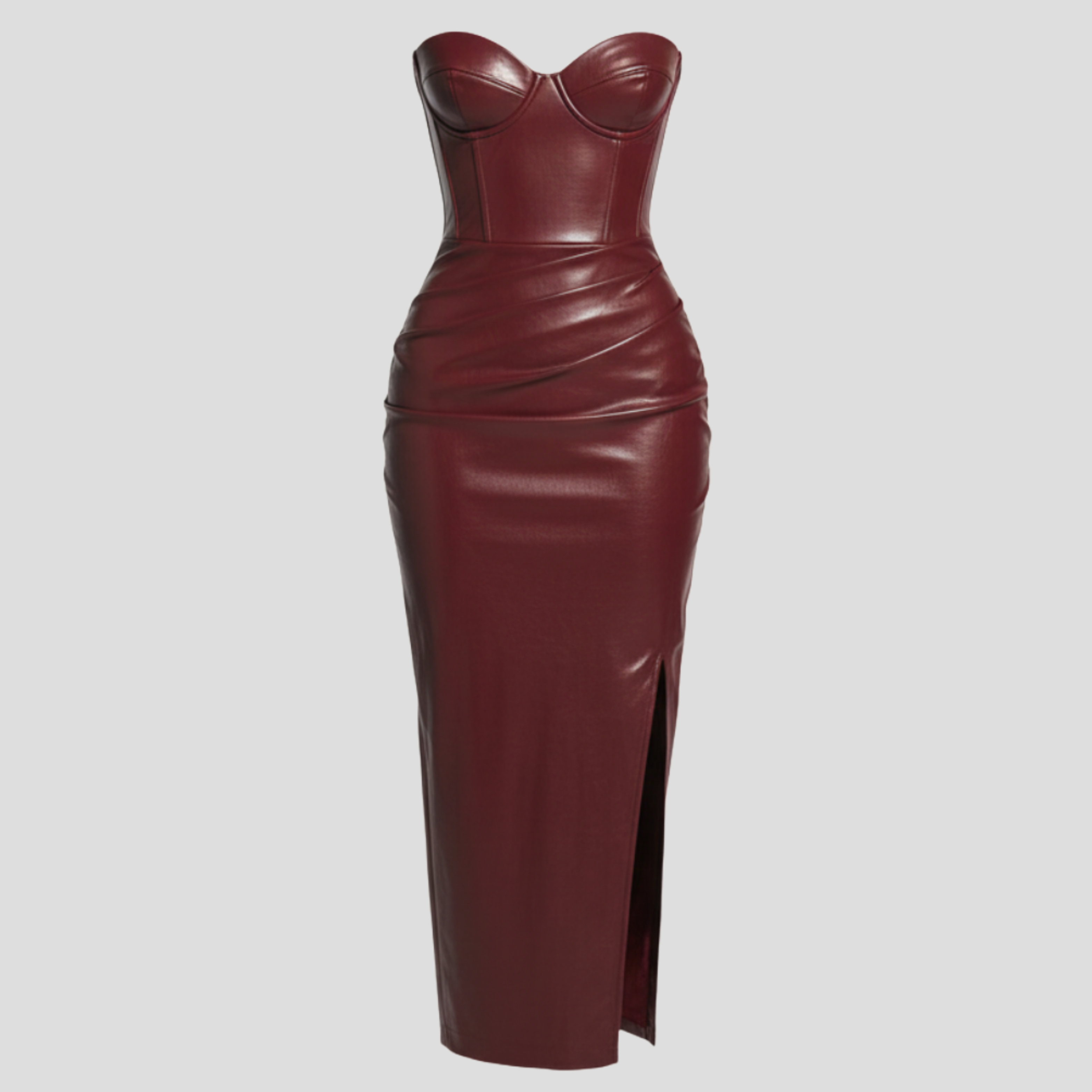 Women Strapless Dress | Bustier Bodice Design & Pencil Silhouette for Evening Wear