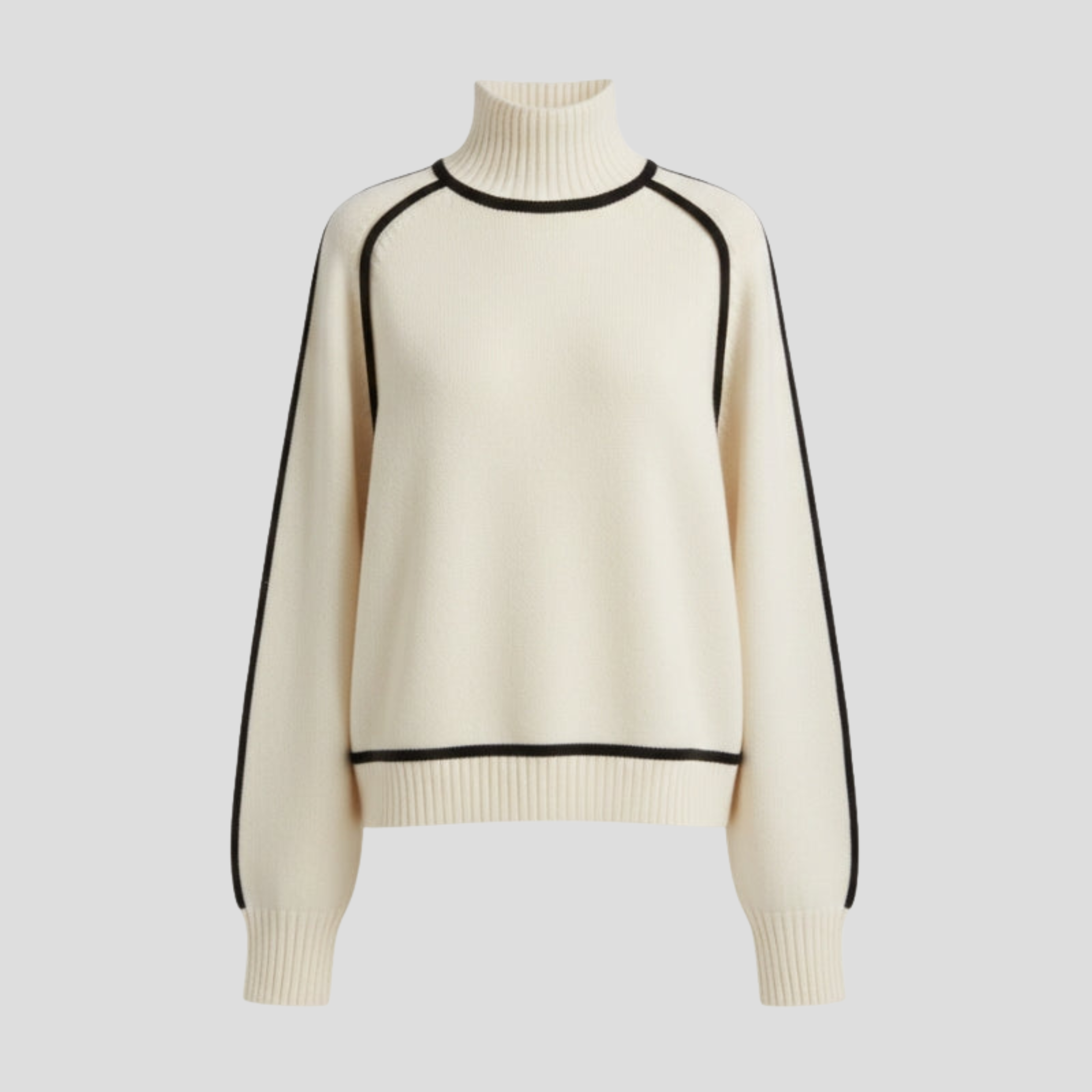 Women Sweater | High Neck Structure & Long Sleeve Form for Daily Use