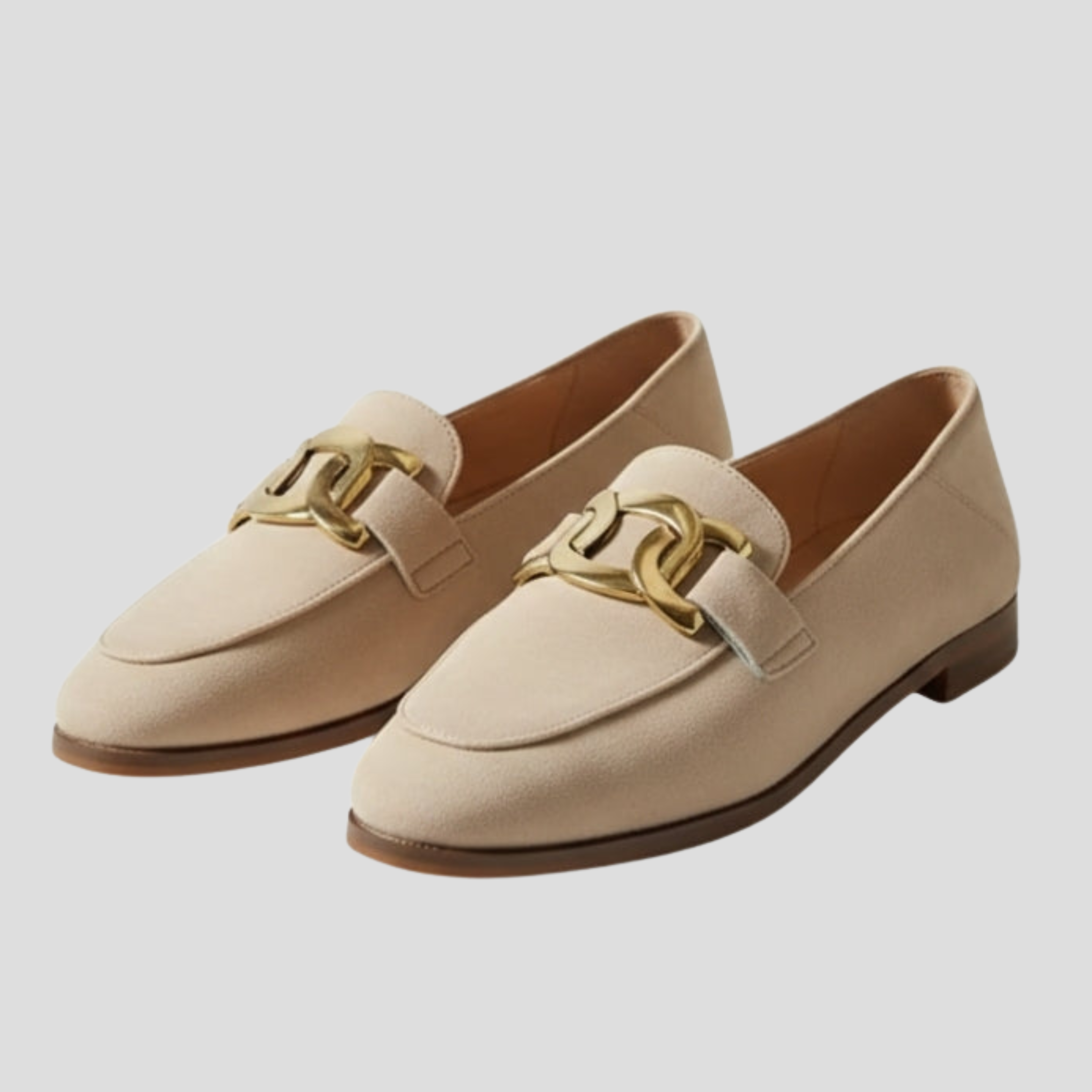 Women Loafers | Chain Detail & Clean Slip-On Silhouette for Daily Wear