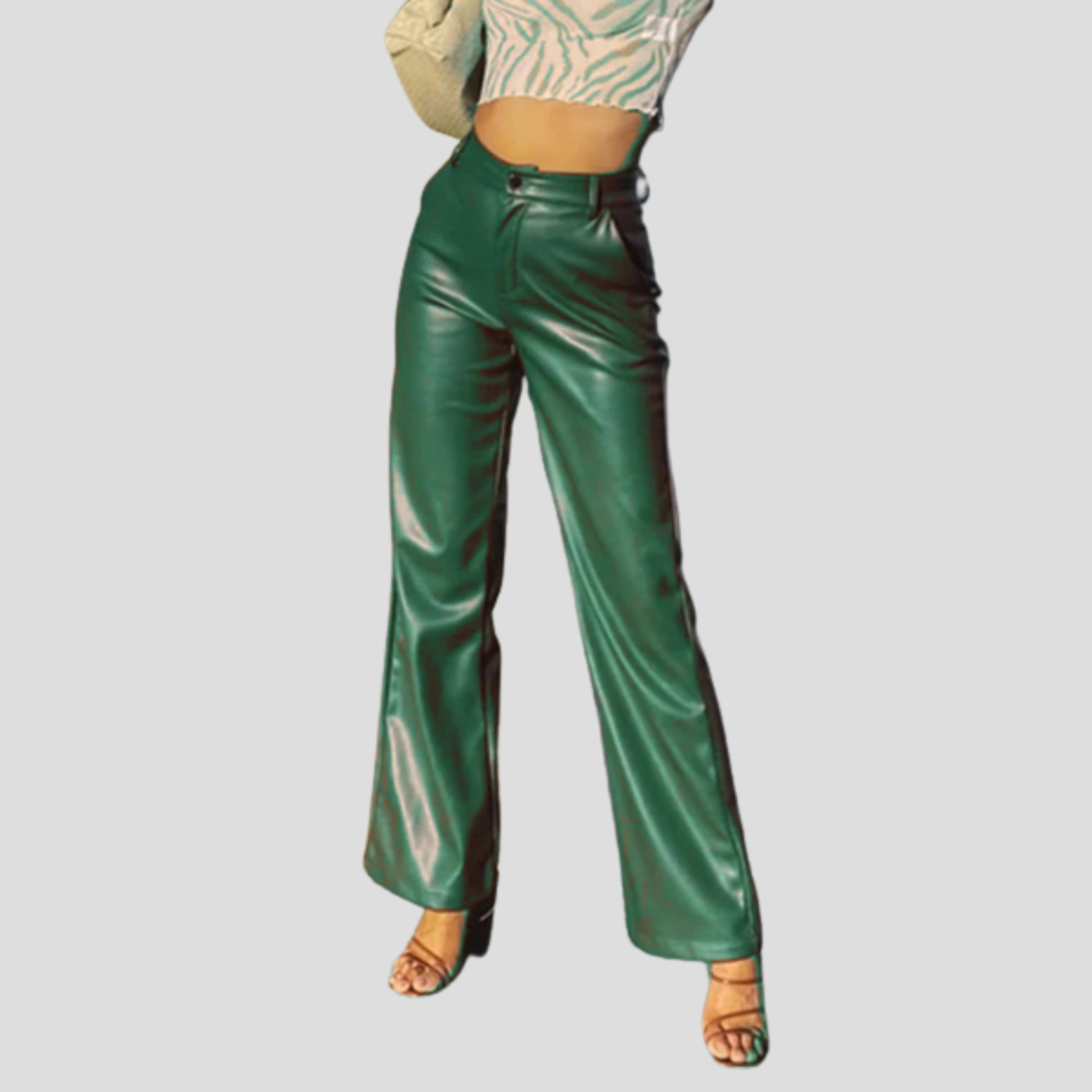 Women Straight-Leg Pants | Defined Waist Design & Smooth Silhouette for Formal Wear