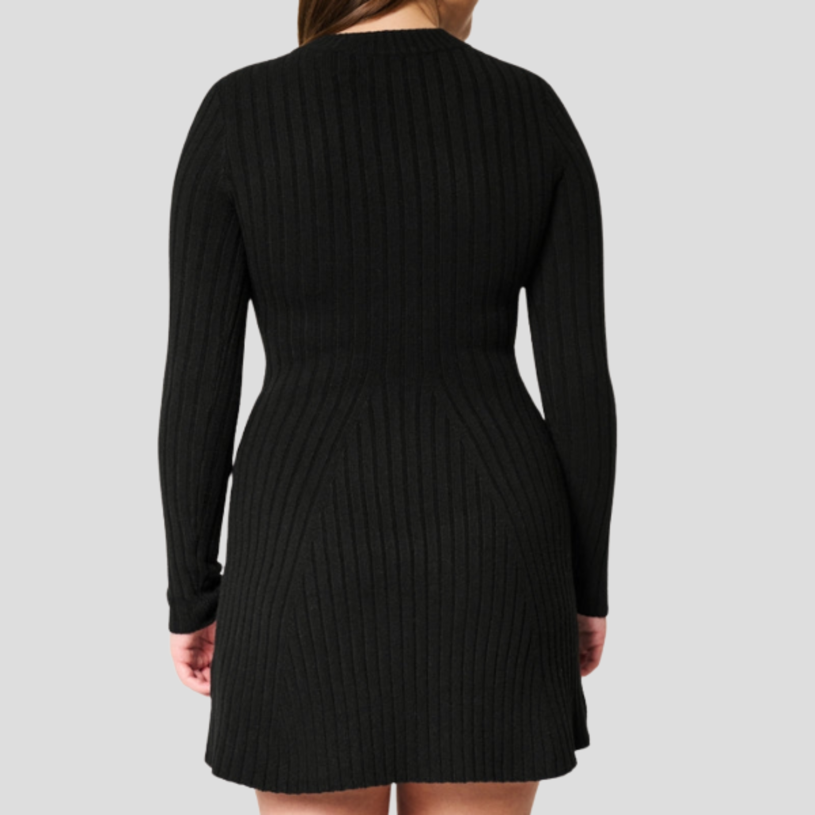 Women Mini Dress | Ribbed Texture Detail & Fit-and-Flare Silhouette for Daily Wear