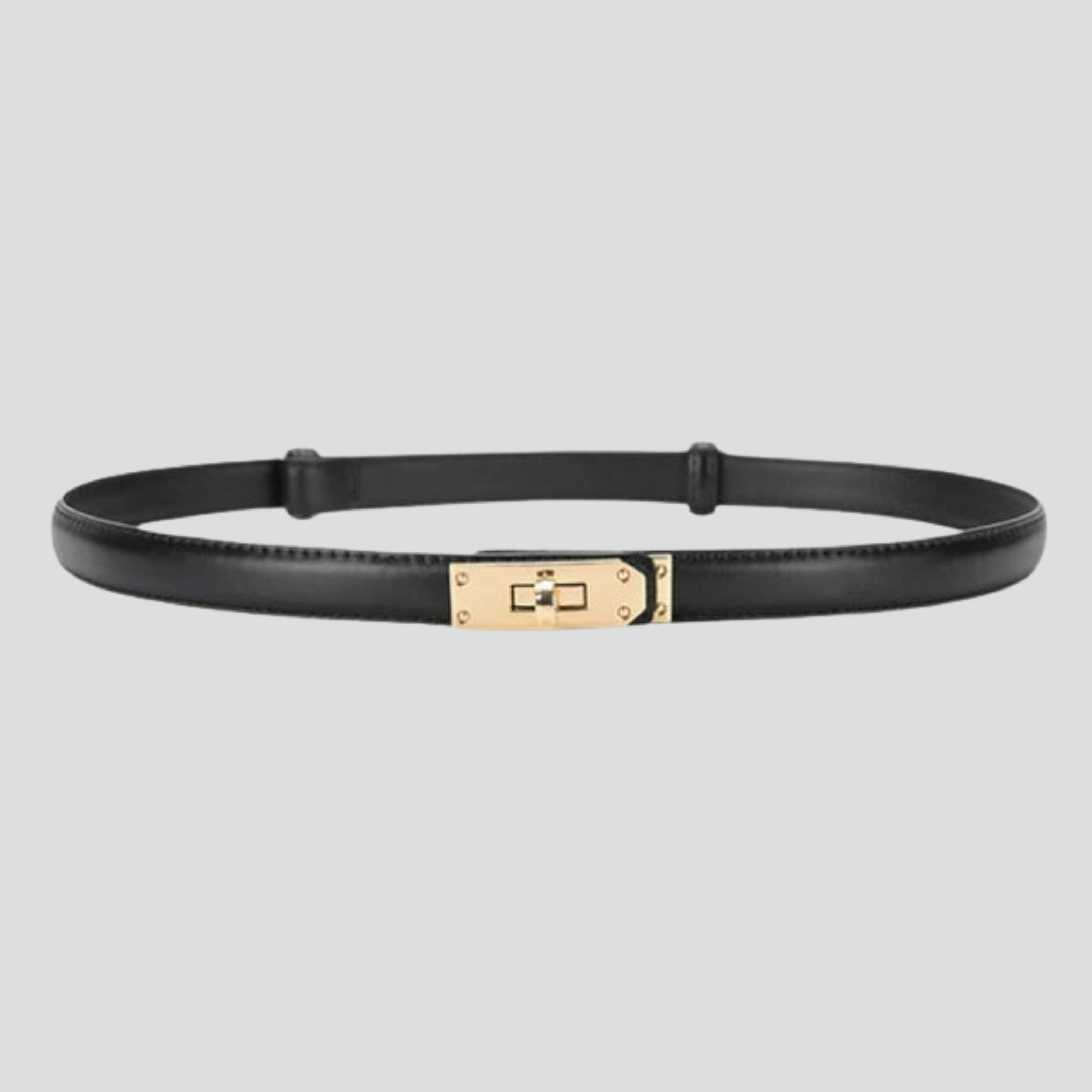 Women Belt | Slim Strap Profile & Turn-Lock Closure Detail for Daily Wear