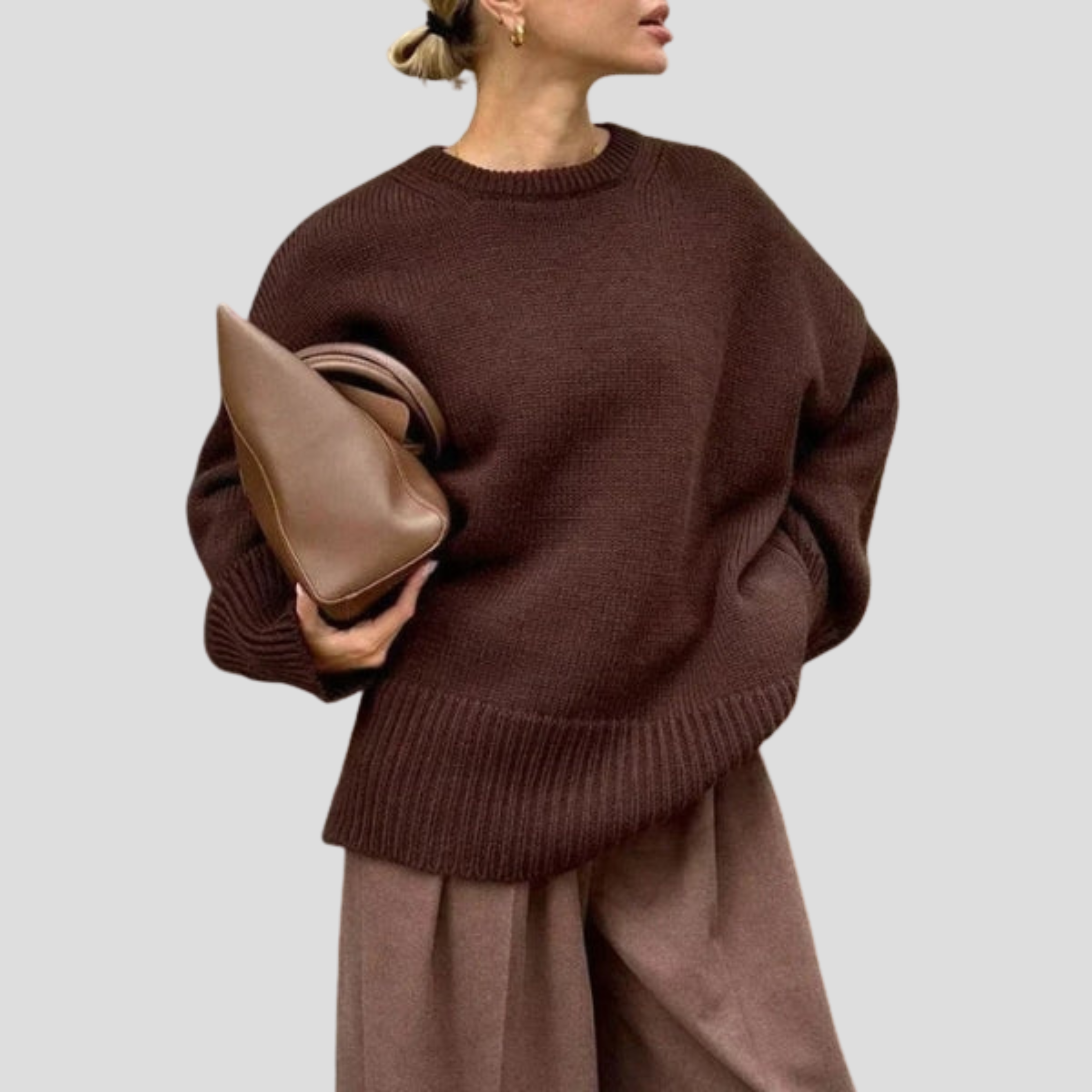 Women Sweater | Oversized Silhouette & Clear Balance for Everyday Settings