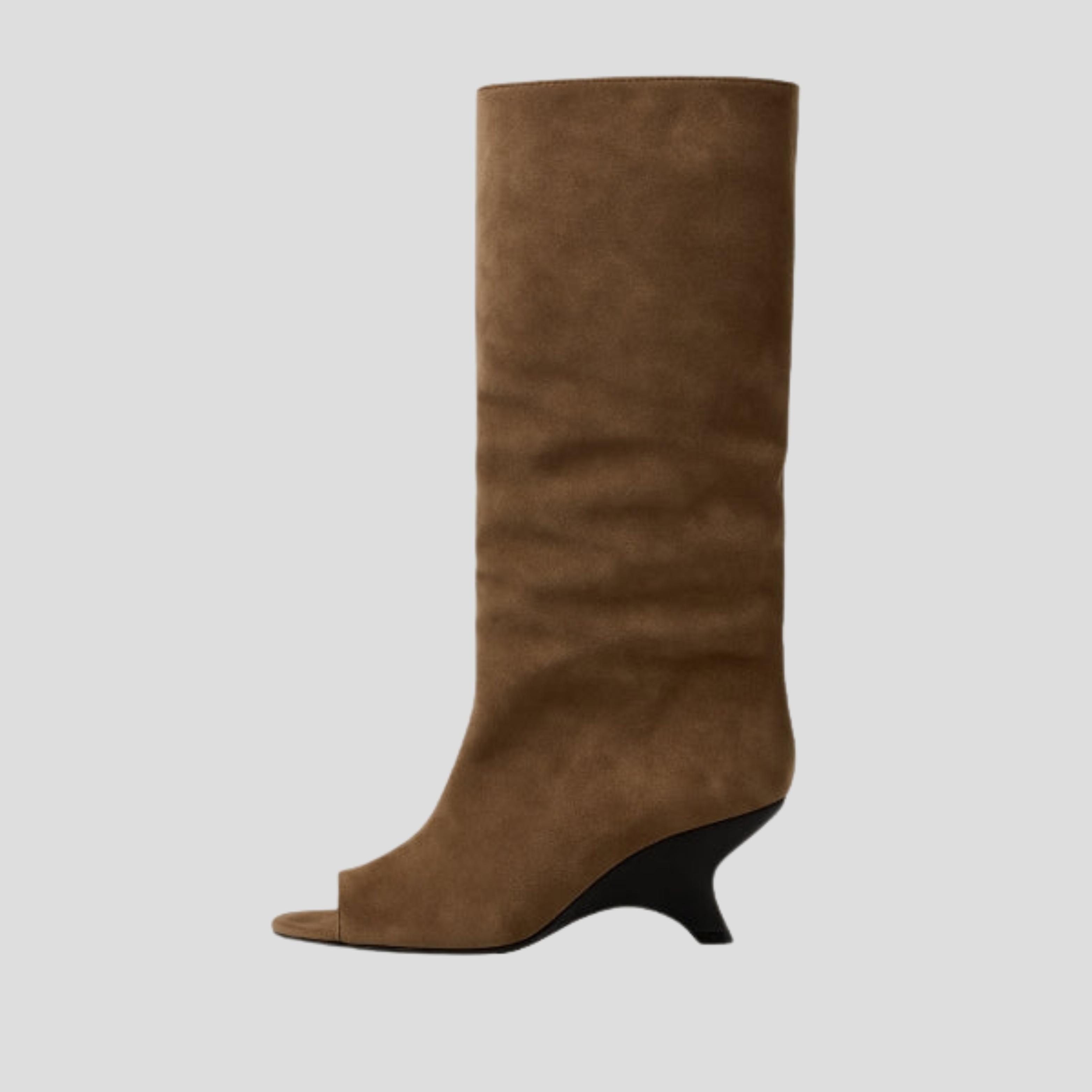 Women Boots | Open Toe Structure & Knee-High Vertical Form for Daily Use