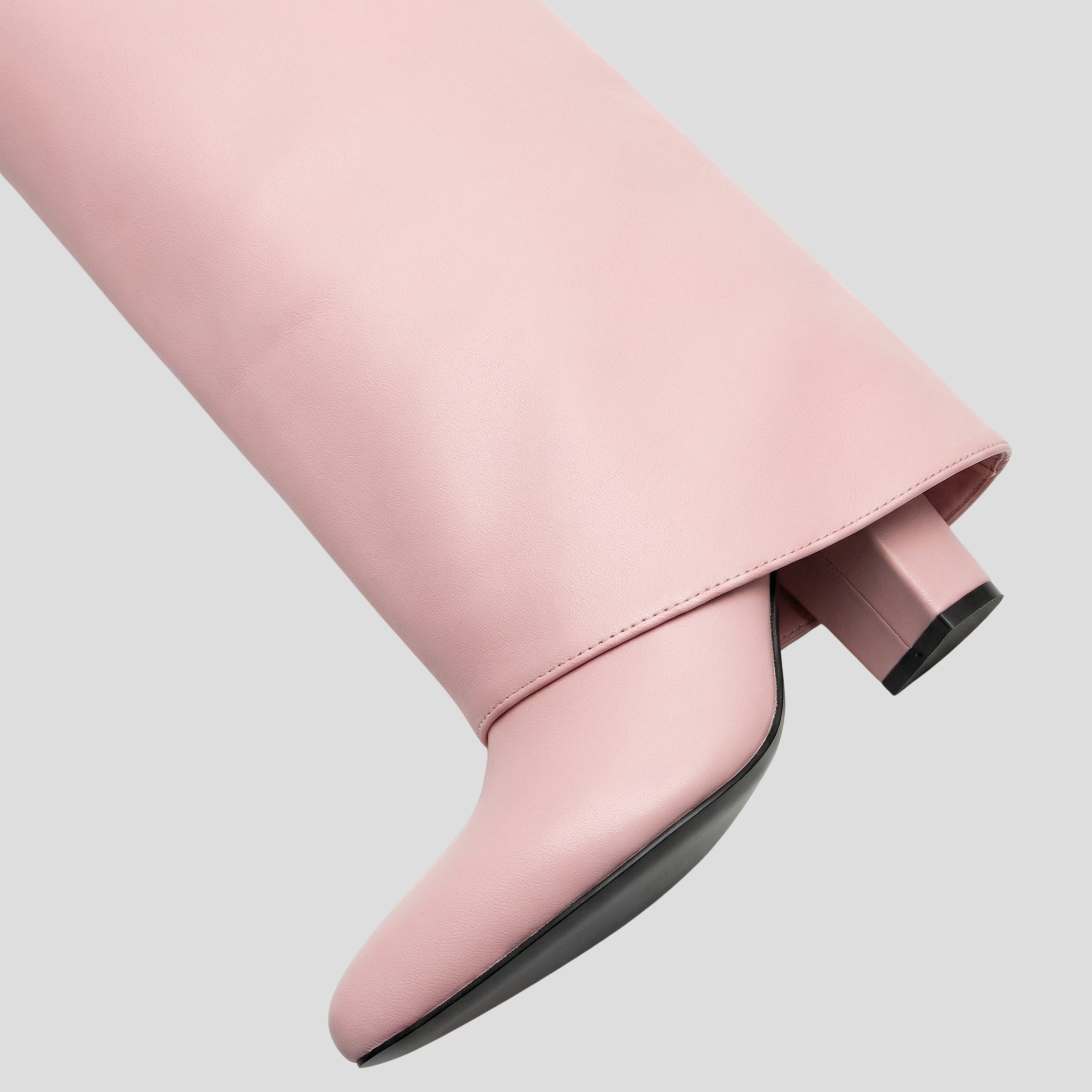 Women Boots | Sculpted Knee-High Form & Square Heel Design for Daily Wear