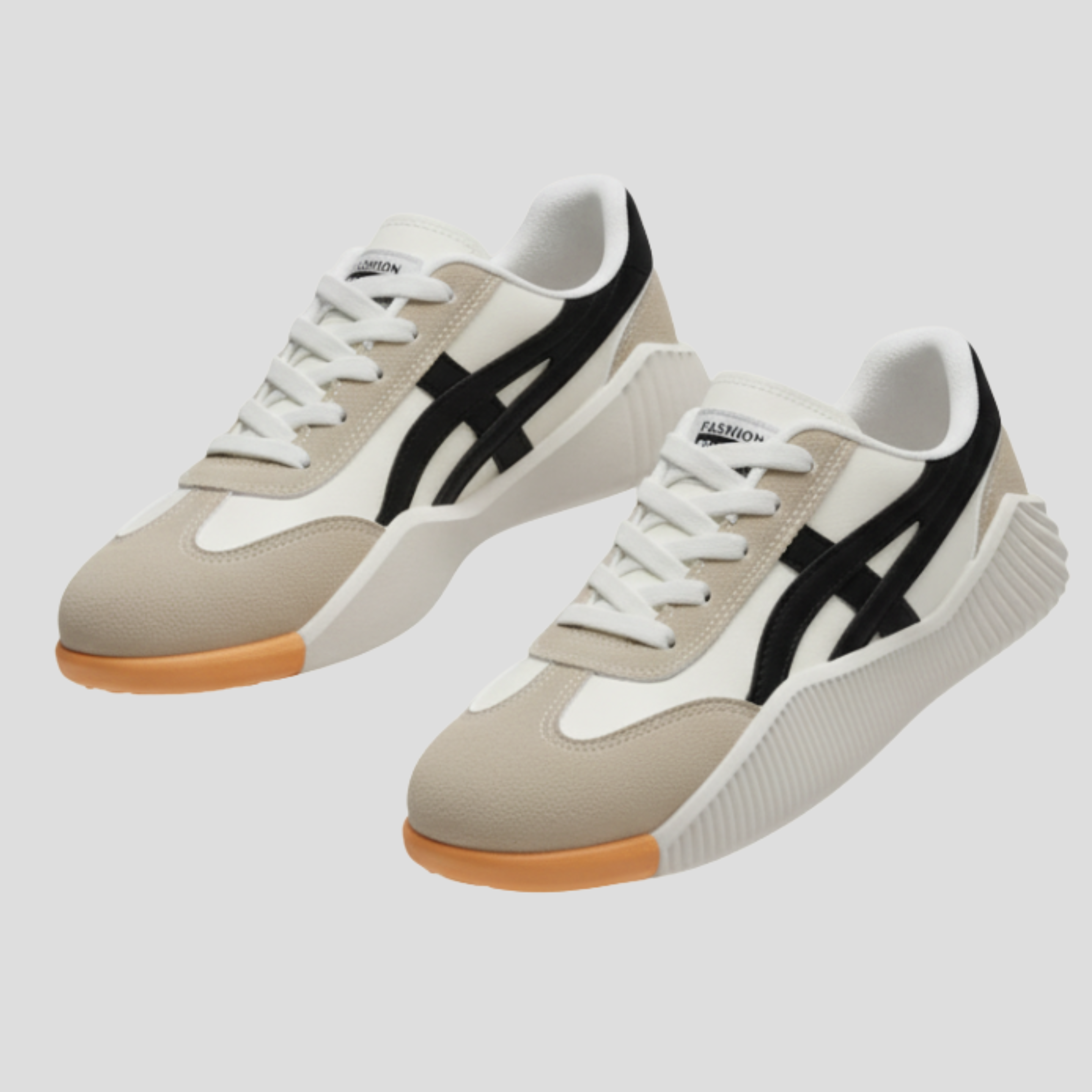 Women Sneakers | Low-Profile Shape & Contrast Panel Design for Daily Wear