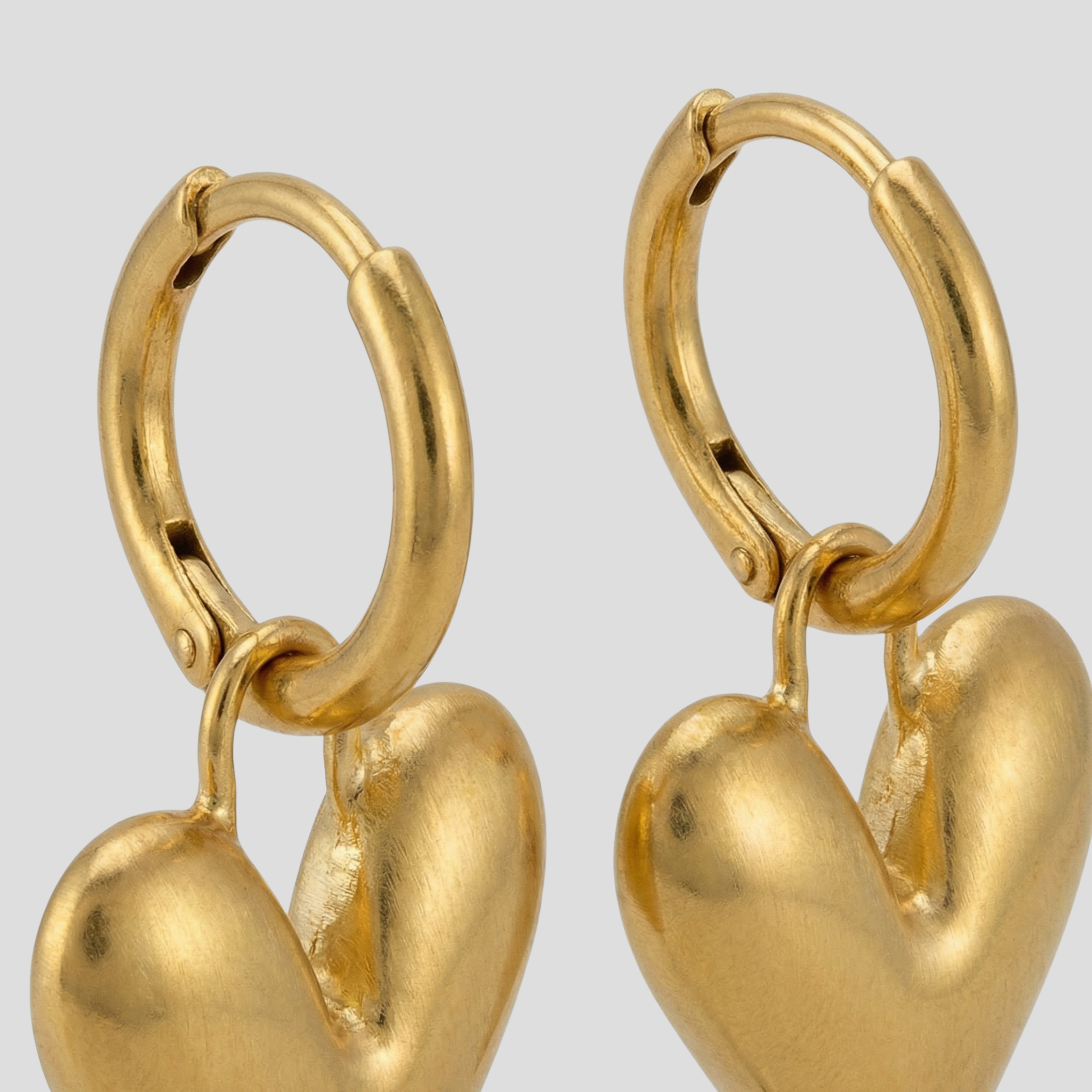 Women Earrings | Sculpted Heart Shape & Polished Outline for Daily Wear