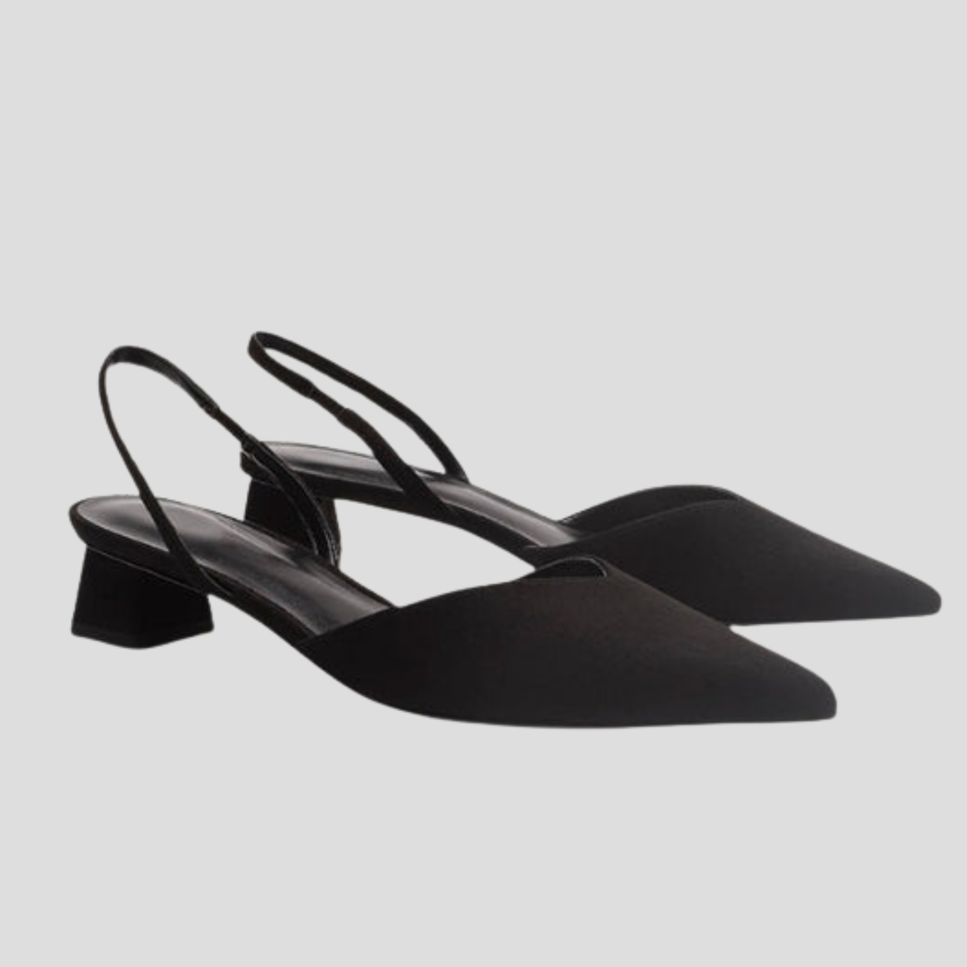 Women Heel | Slingback Strap Design & Pointed Toe Block Silhouette for Daily Wear