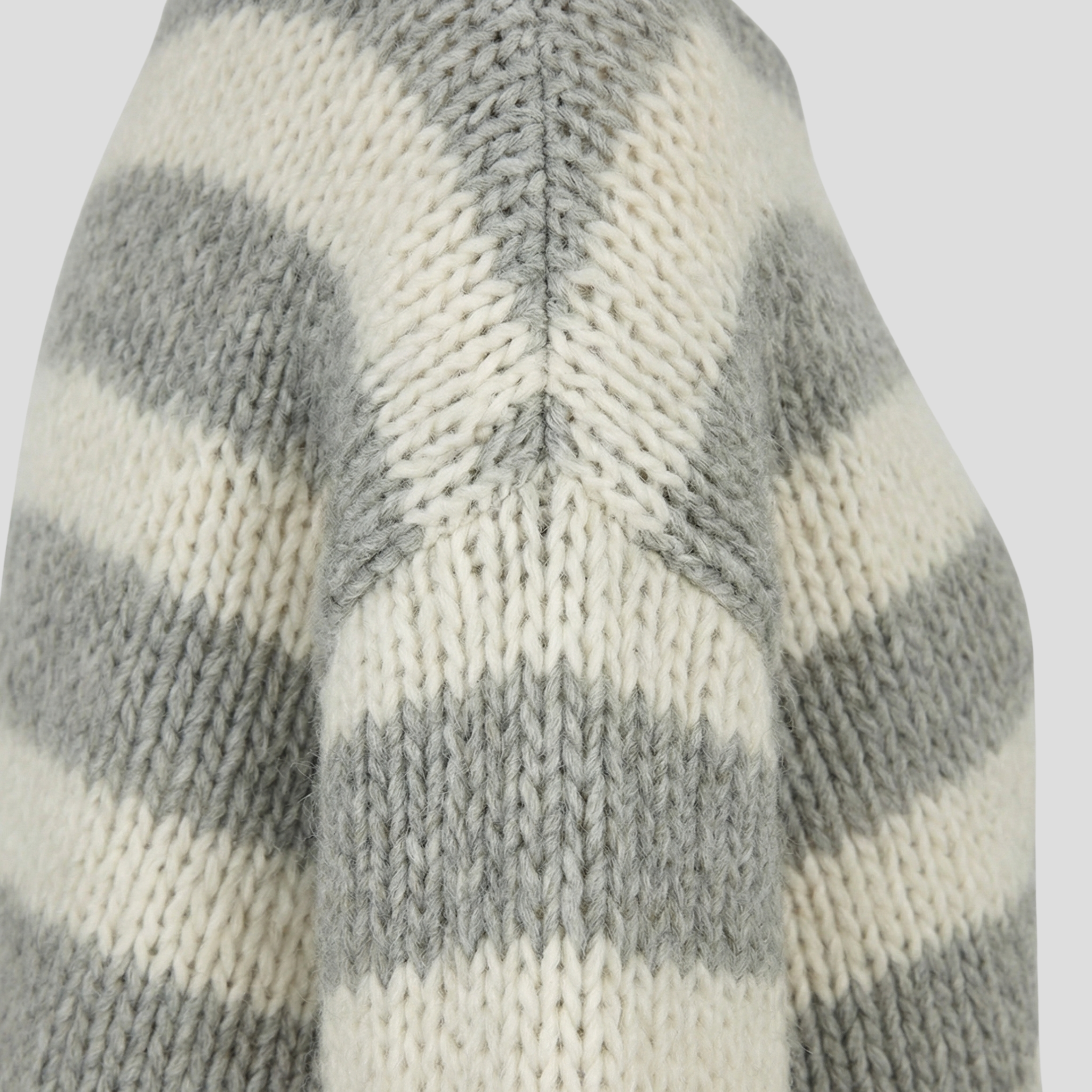 Women Sweater | Striped Surface Design & Straight Silhouette for Daily Wear