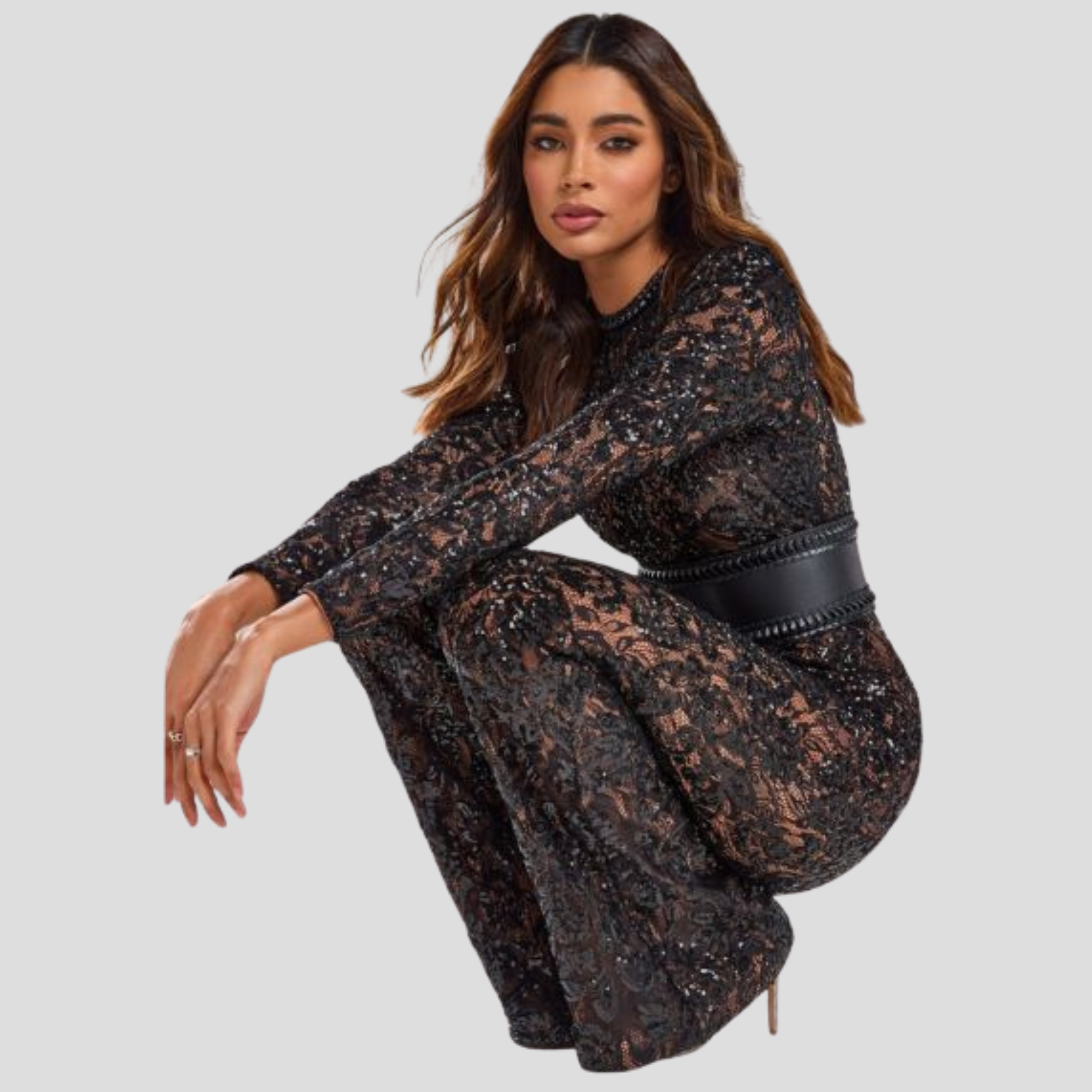 Women Jumpsuit | Fitted Bodice & Flared Leg Silhouette for Daily Wear
