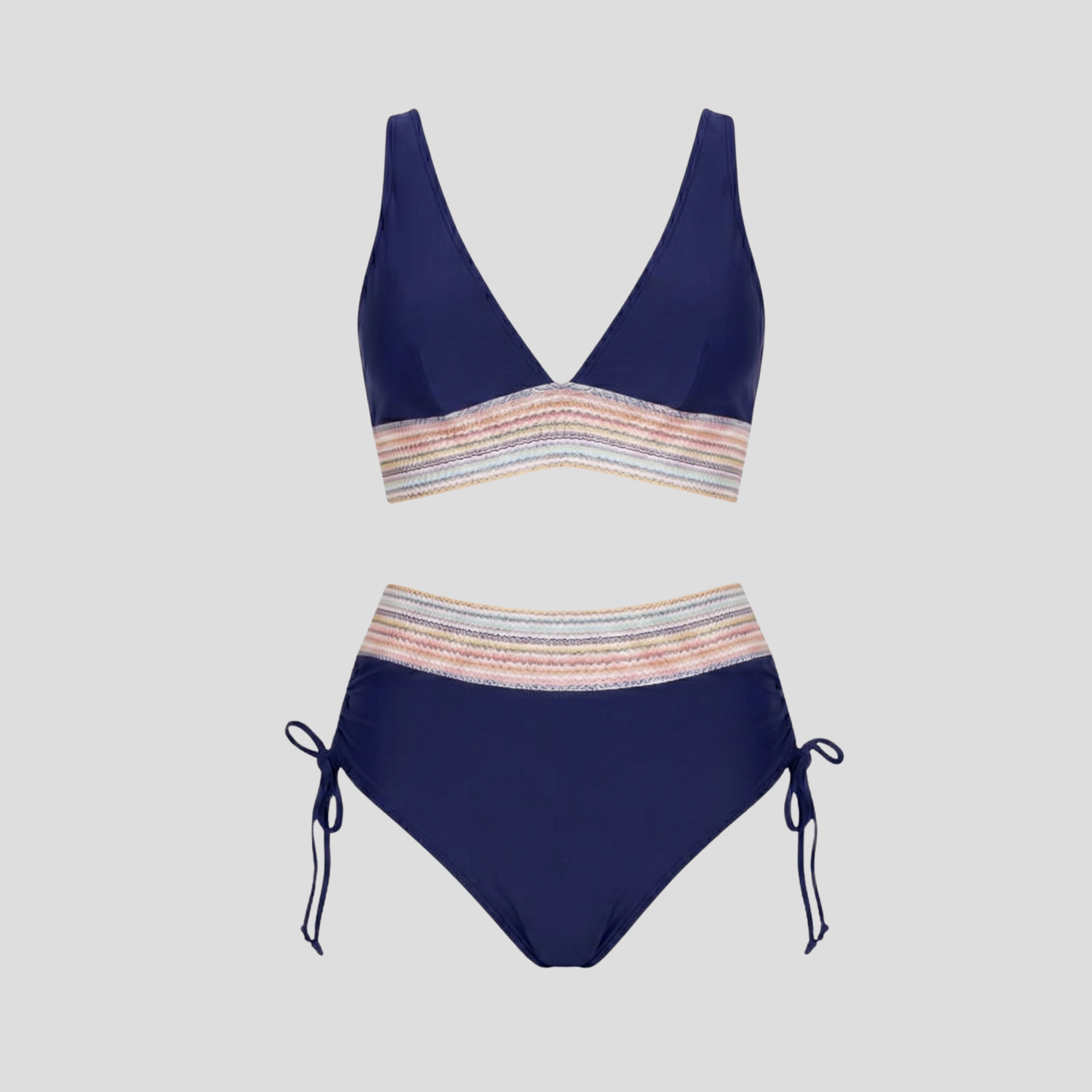 Women Bikini Set | Halter Top Form & Elastic Band Alignment for Swimwear