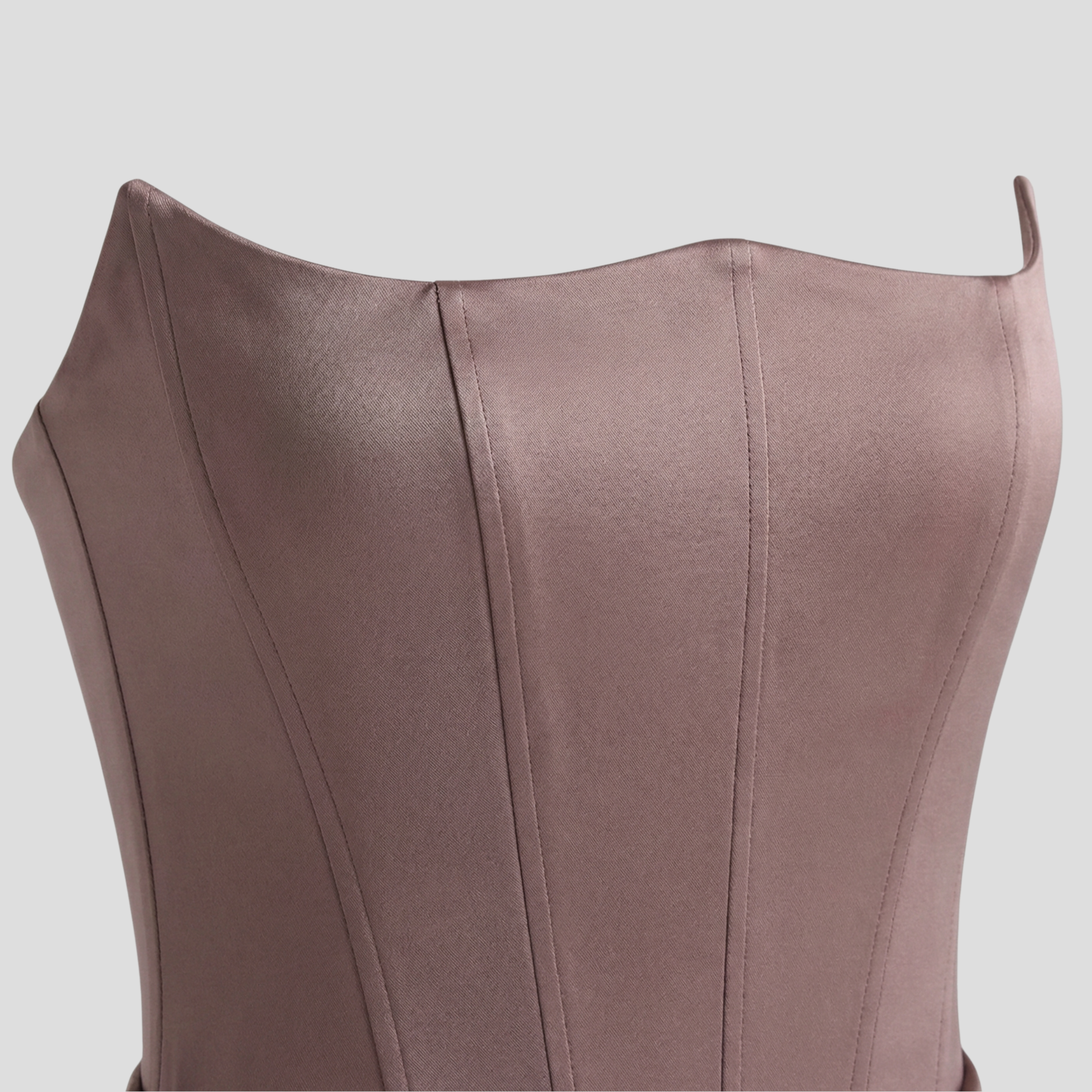 Women Maxi Dress | Strapless Corset Bodice & Draped Waist Silhouette for Evening Wear