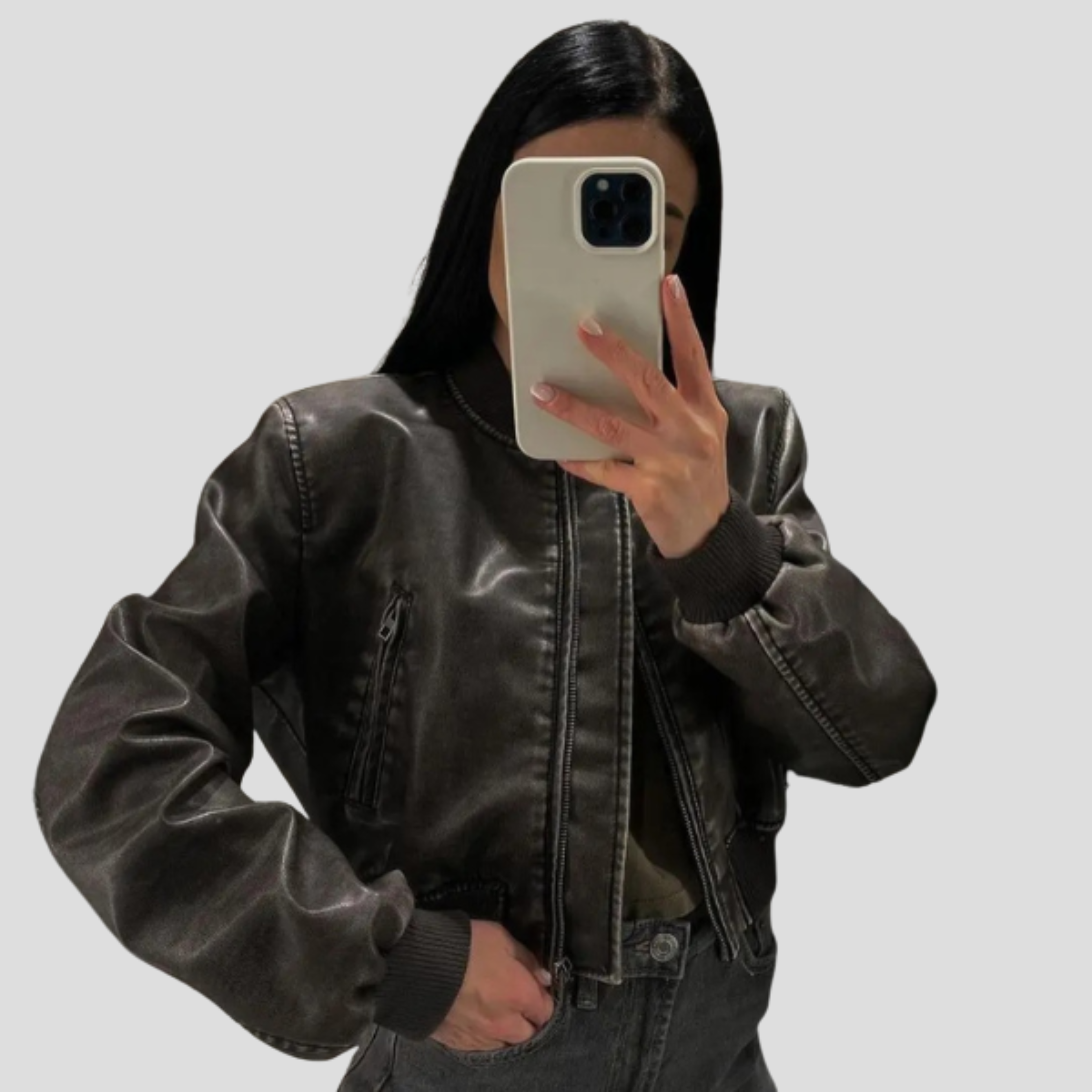 Women Jacket | Ribbed Edge Structure & Streamlined Silhouette for Daily Use