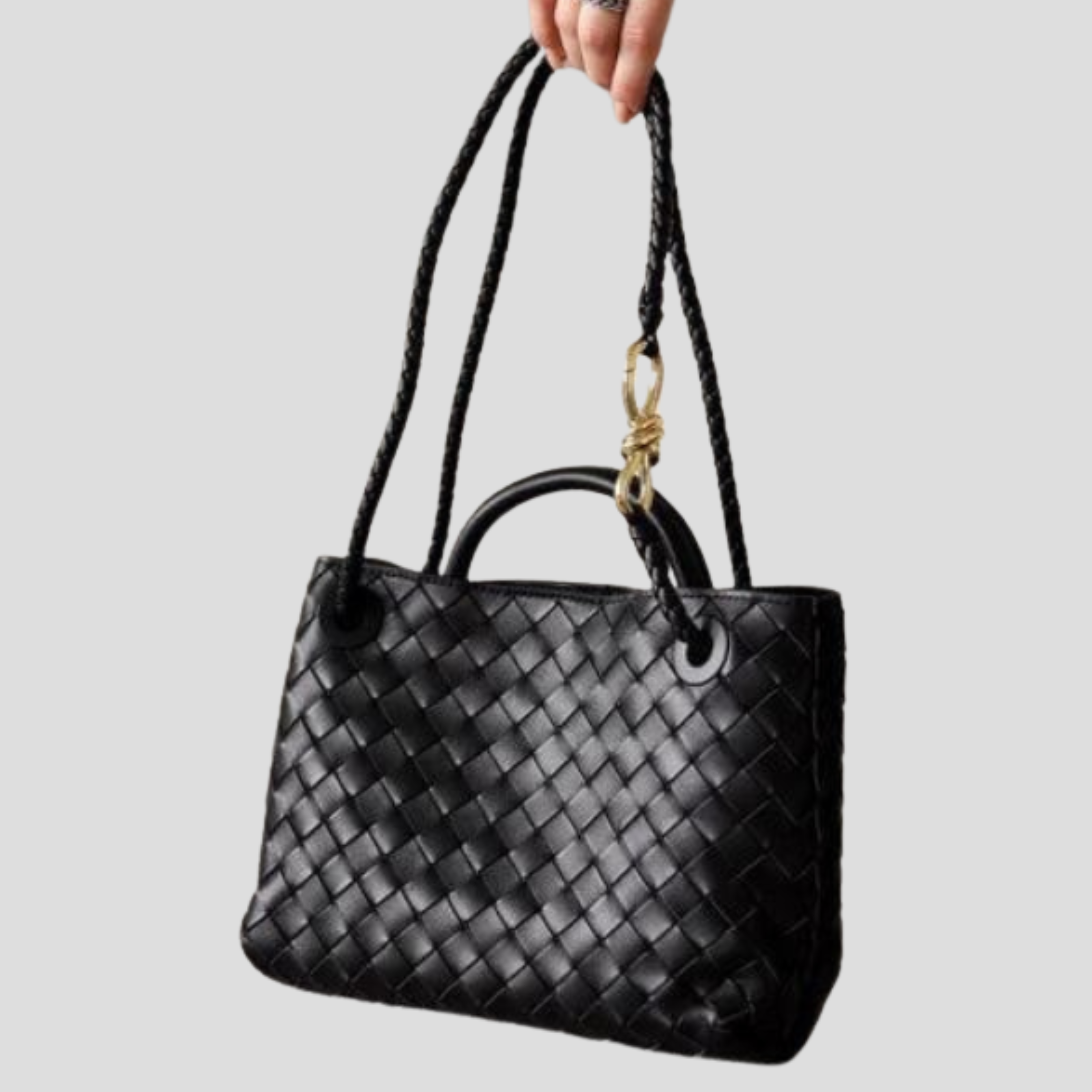 Women Bag | Woven Surface Design & Knot Detail Tote Silhouette for Daily Wear