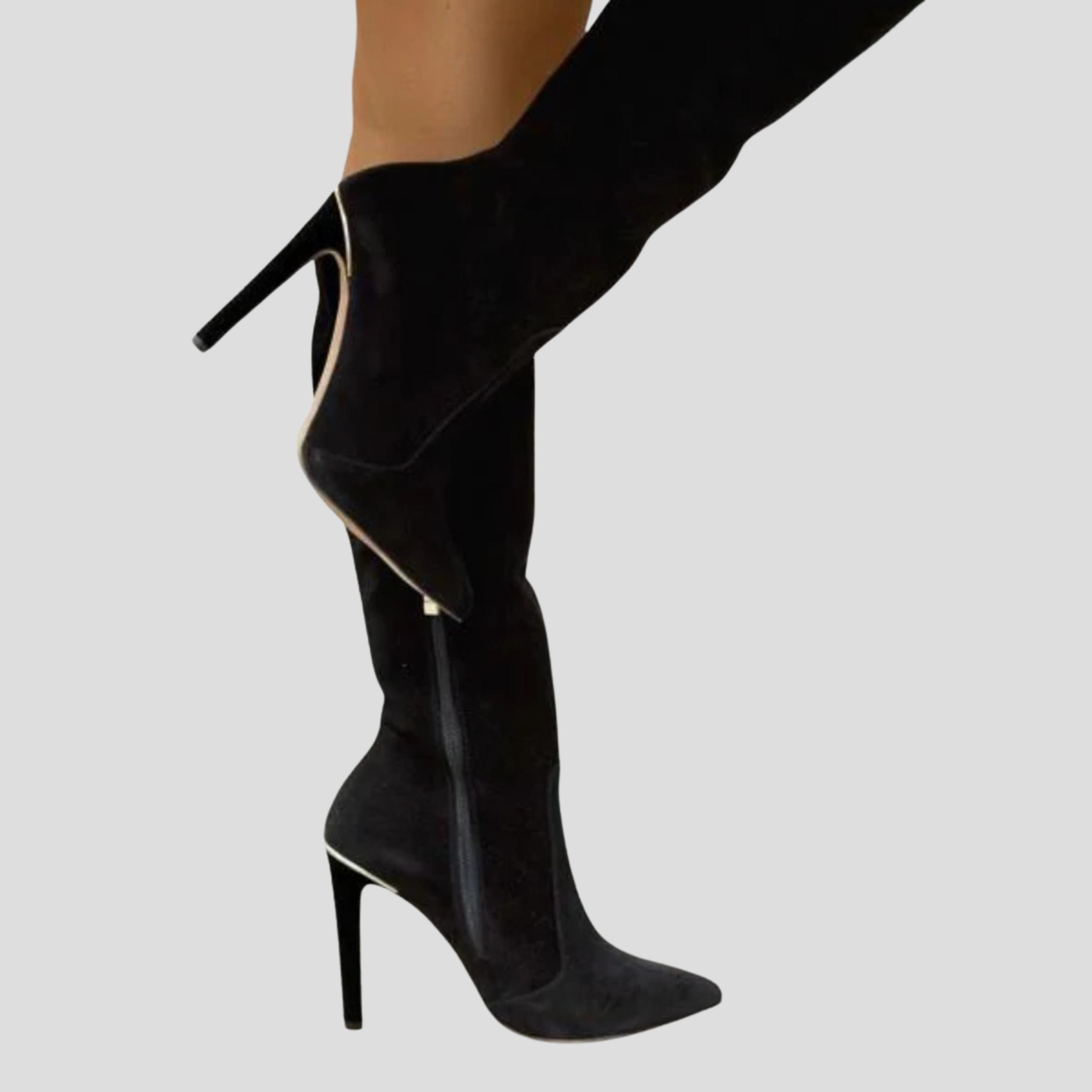 Women Boots | Knee-High Structure & Pointed Toe with Slim Heel Design
