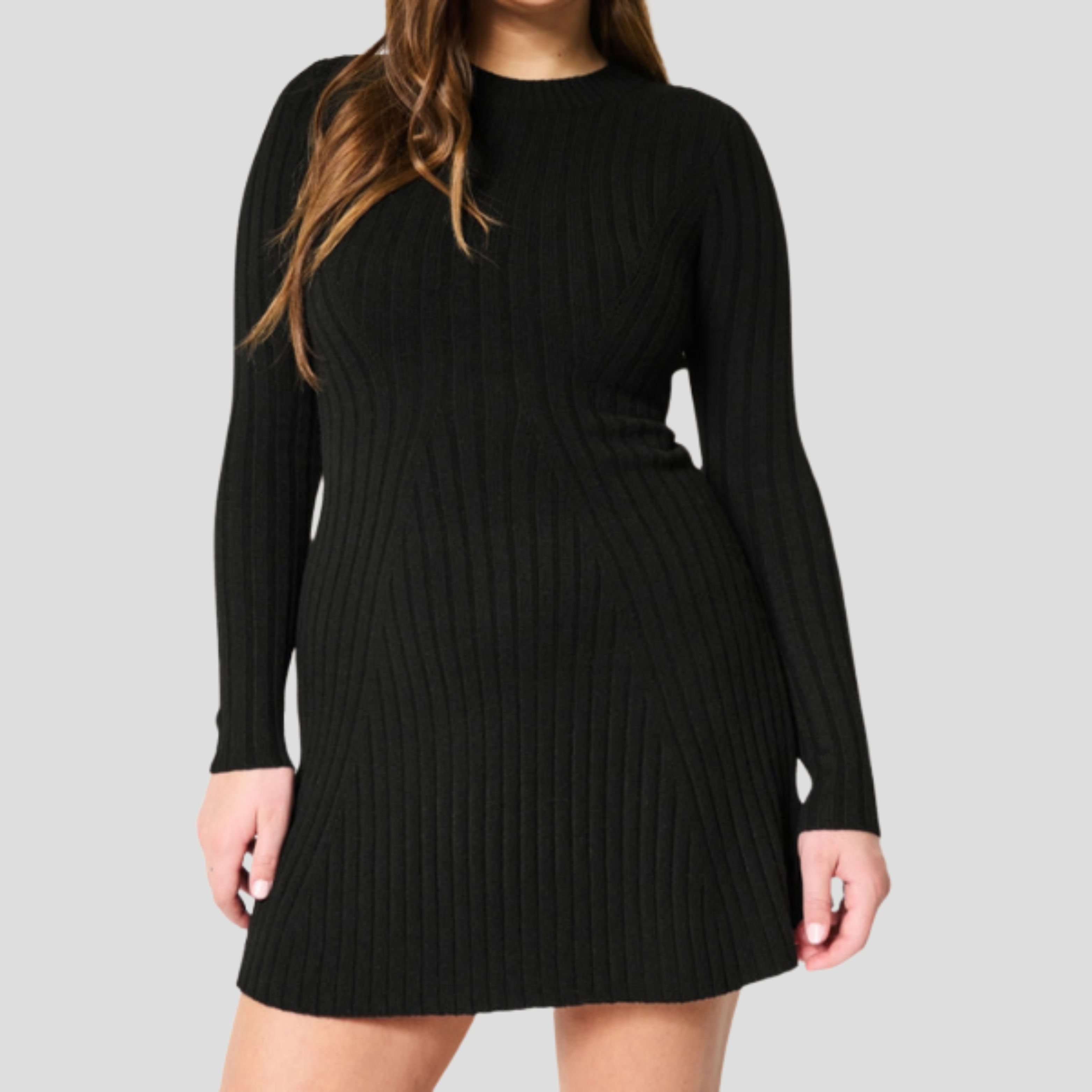 Women Mini Dress | Ribbed Texture Detail & Fit-and-Flare Silhouette for Daily Wear
