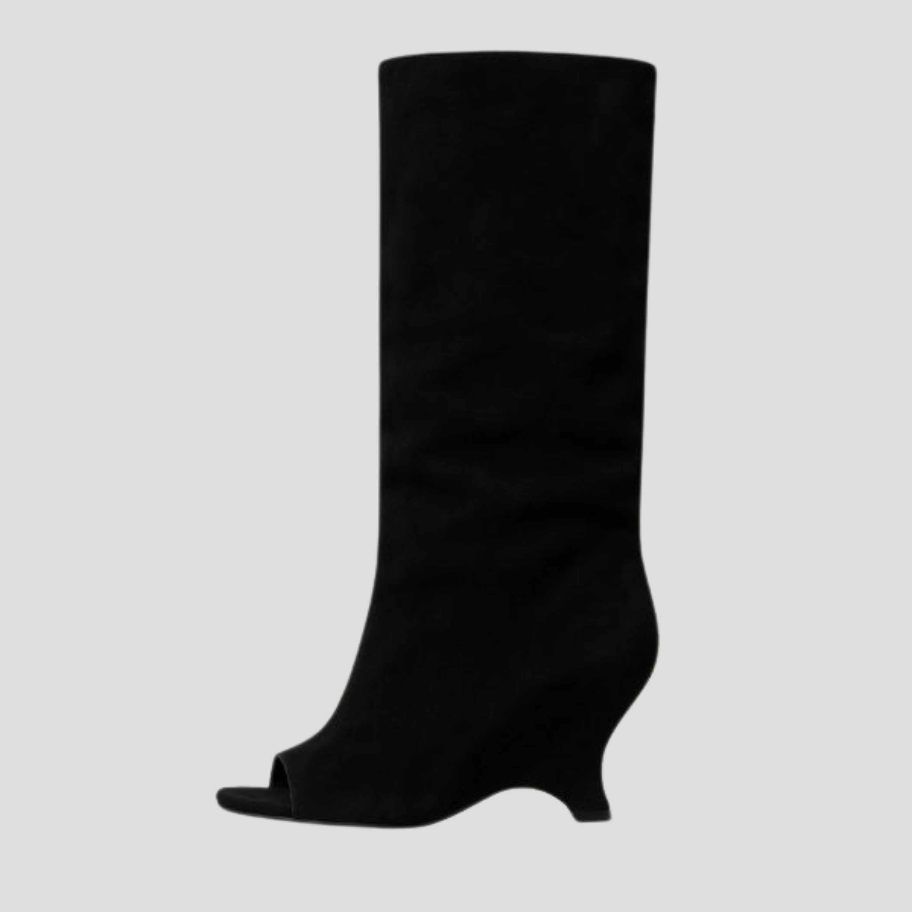 Women Boots | Open Toe Structure & Knee-High Vertical Form for Daily Use