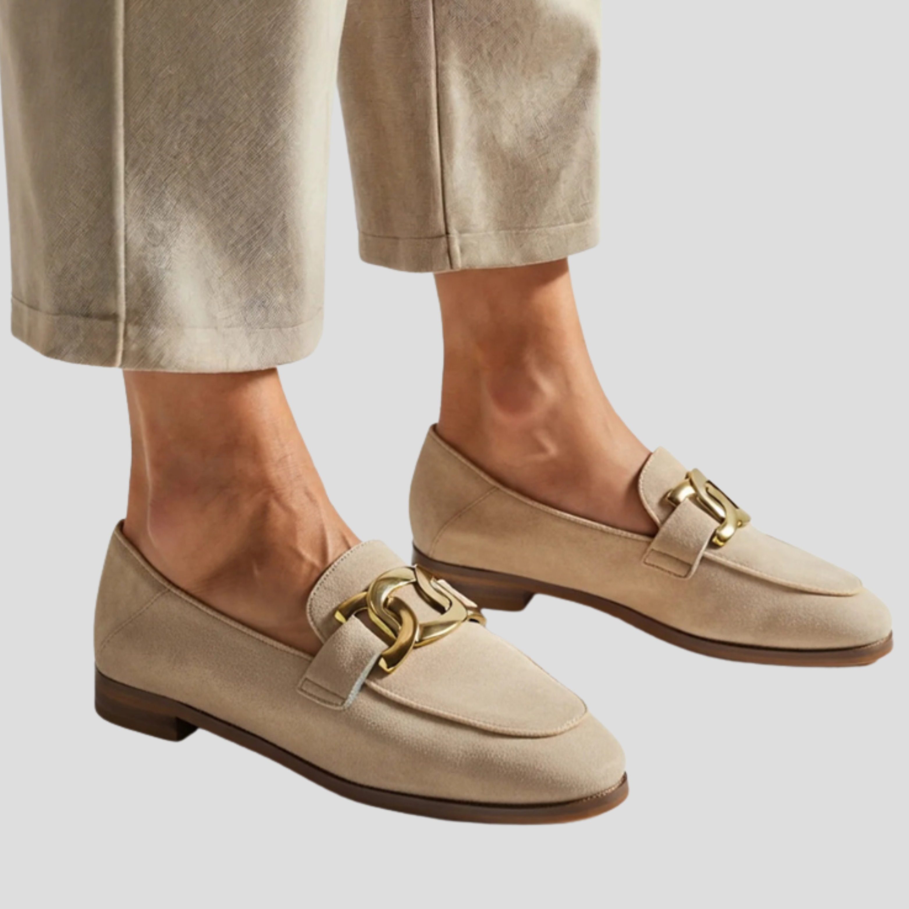 Women Loafers | Chain Detail & Clean Slip-On Silhouette for Daily Wear