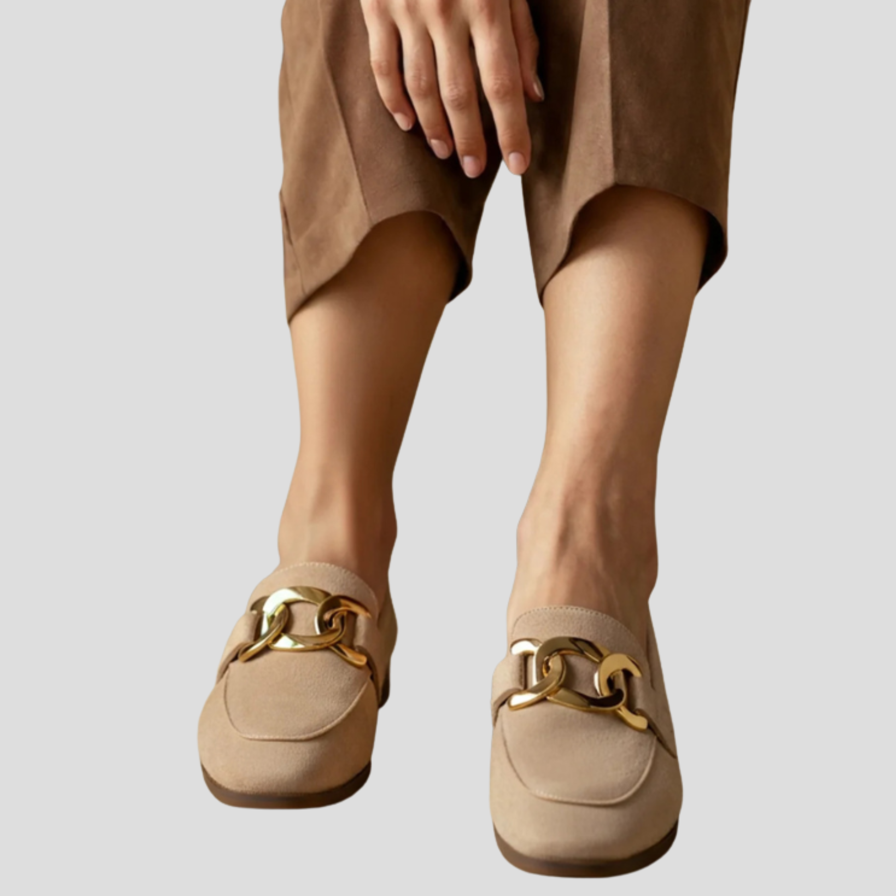 Women Loafers | Chain Detail & Clean Slip-On Silhouette for Daily Wear