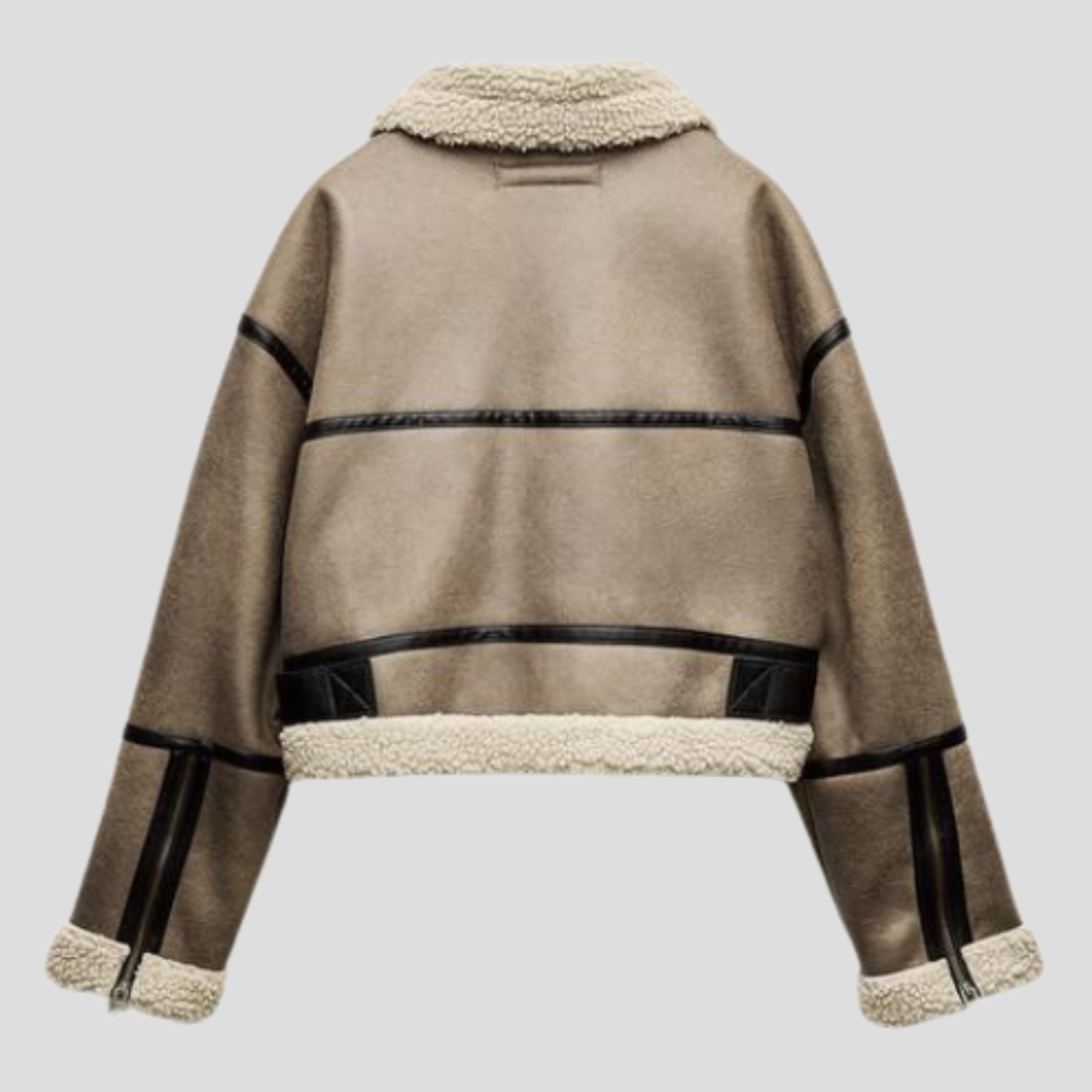Women Jacket | Aviator Silhouette & Wide Collar Design for Daily Wear