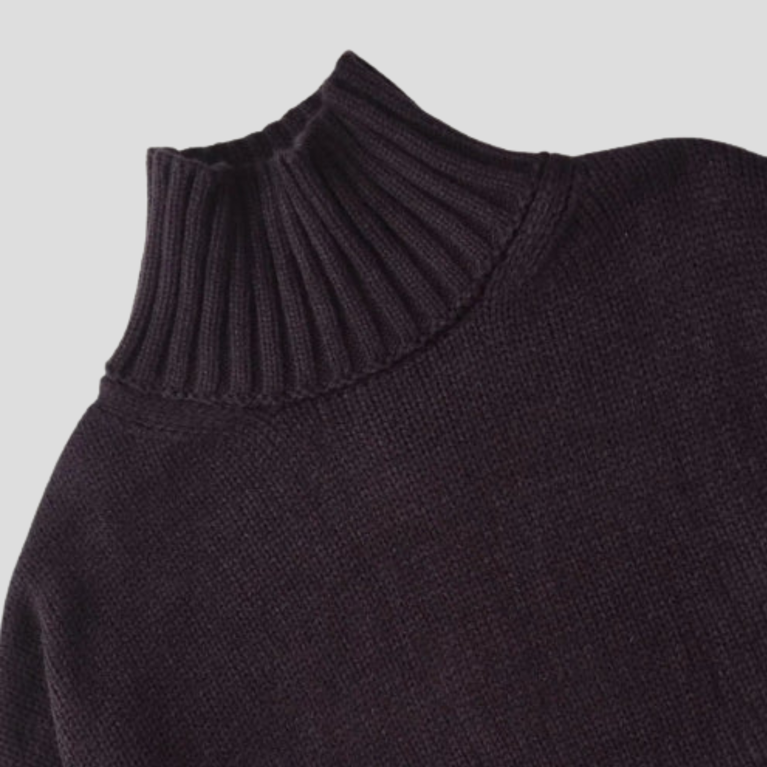 Women Sweater | Oversized Silhouette & Ribbed High Neck Design for Daily Wear