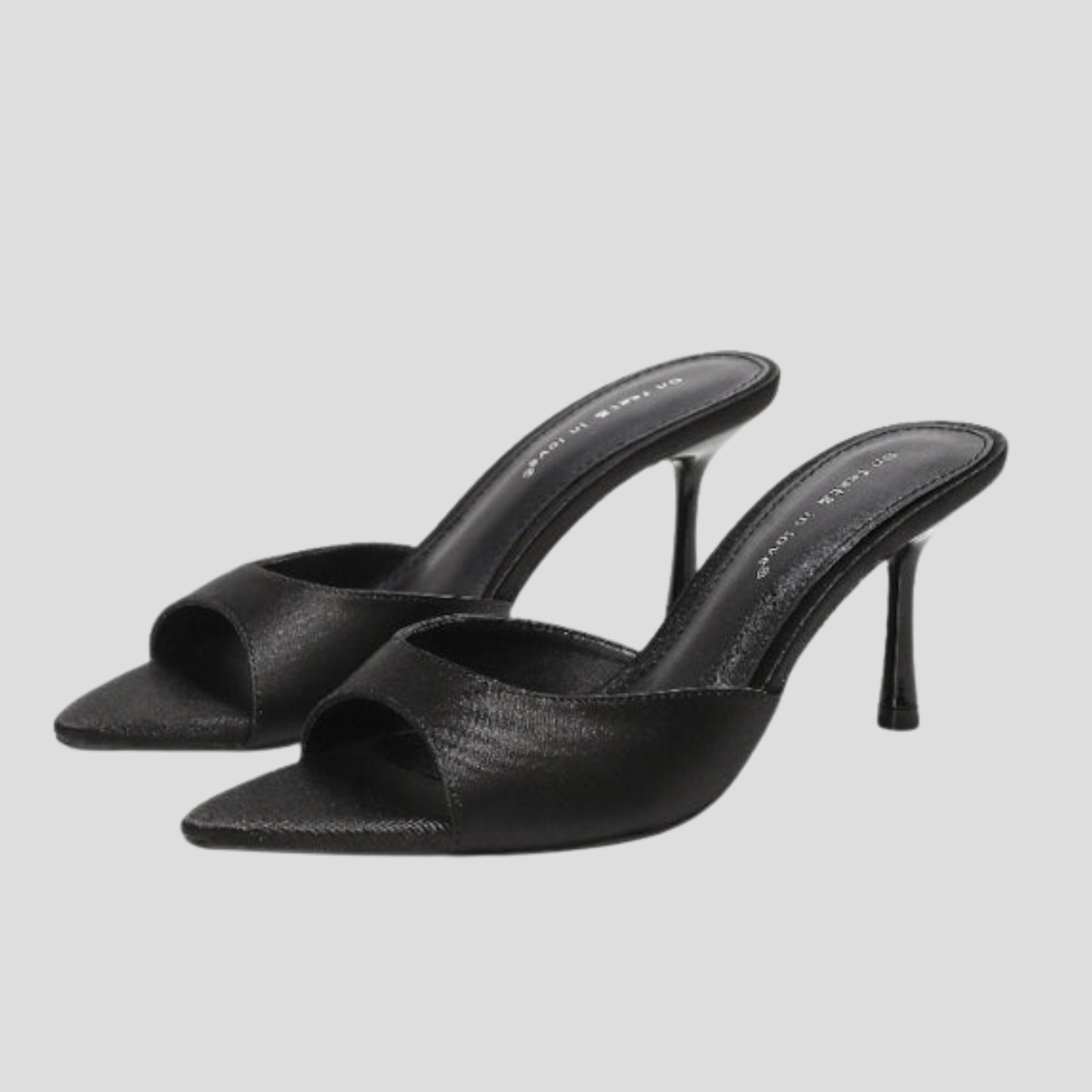 Women Mule Heels | Single-Band Upper & Slim Stiletto Silhouette for Evening Wear