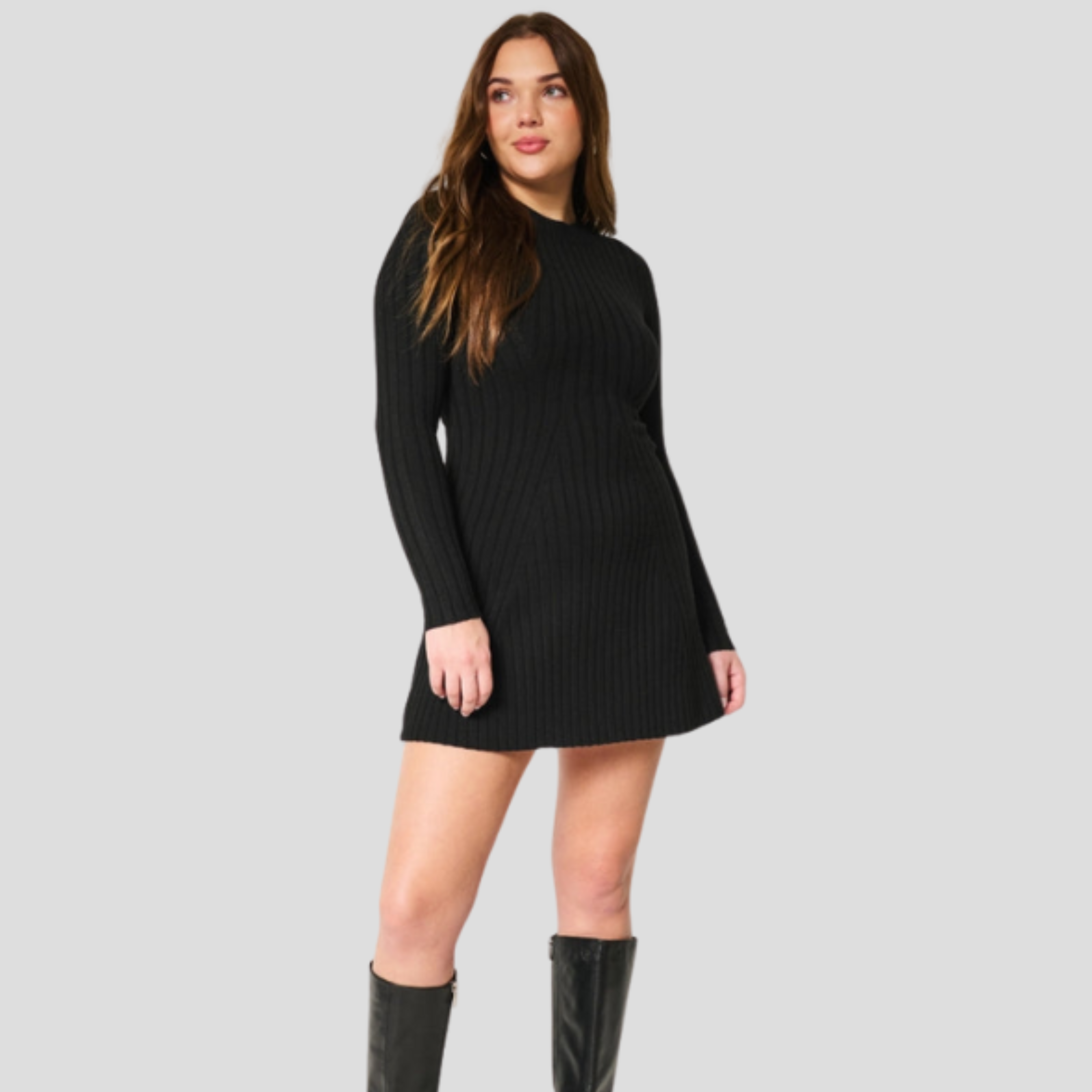 Women Mini Dress | Ribbed Texture Detail & Fit-and-Flare Silhouette for Daily Wear