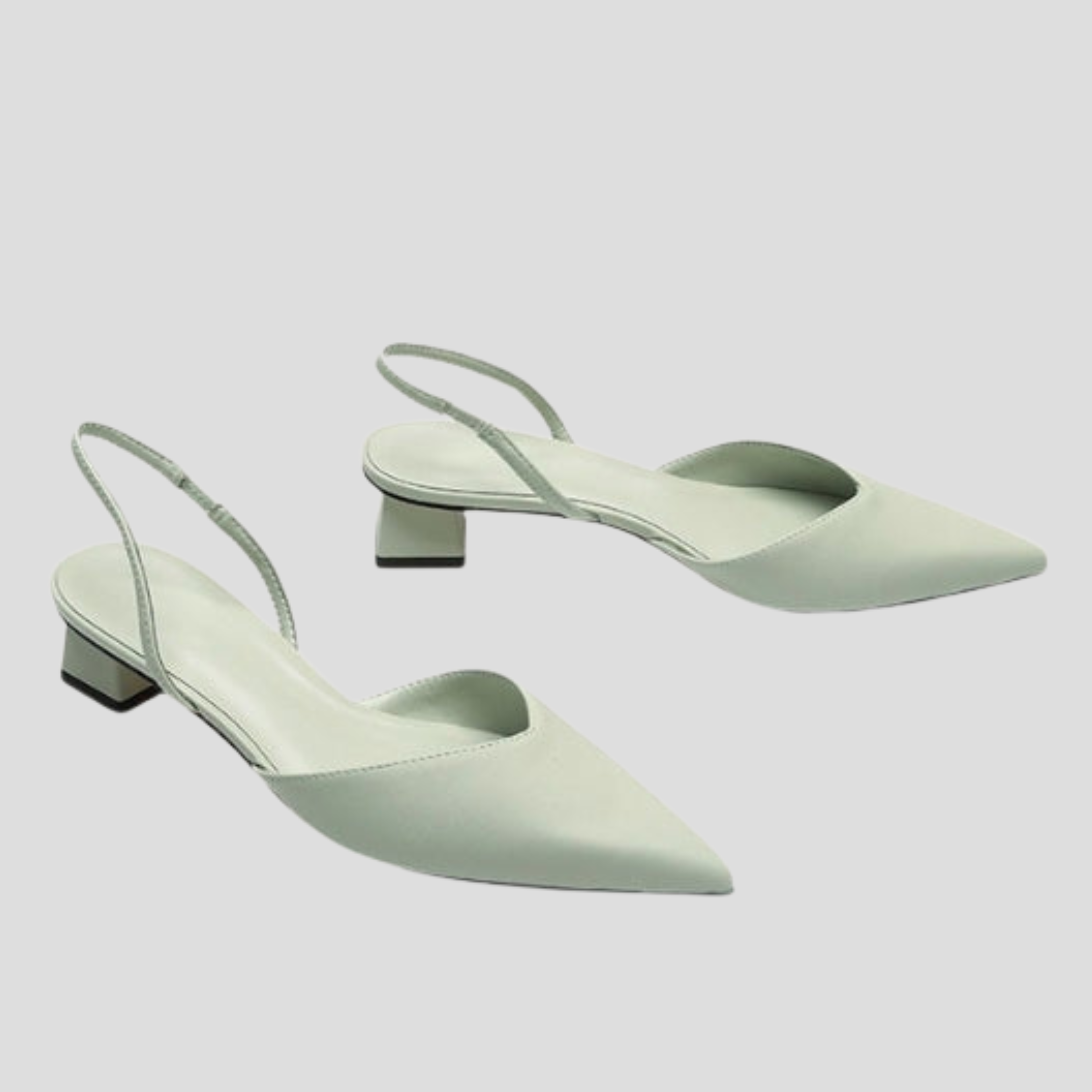 Women Heel | Slingback Strap Design & Pointed Toe Block Silhouette for Daily Wear