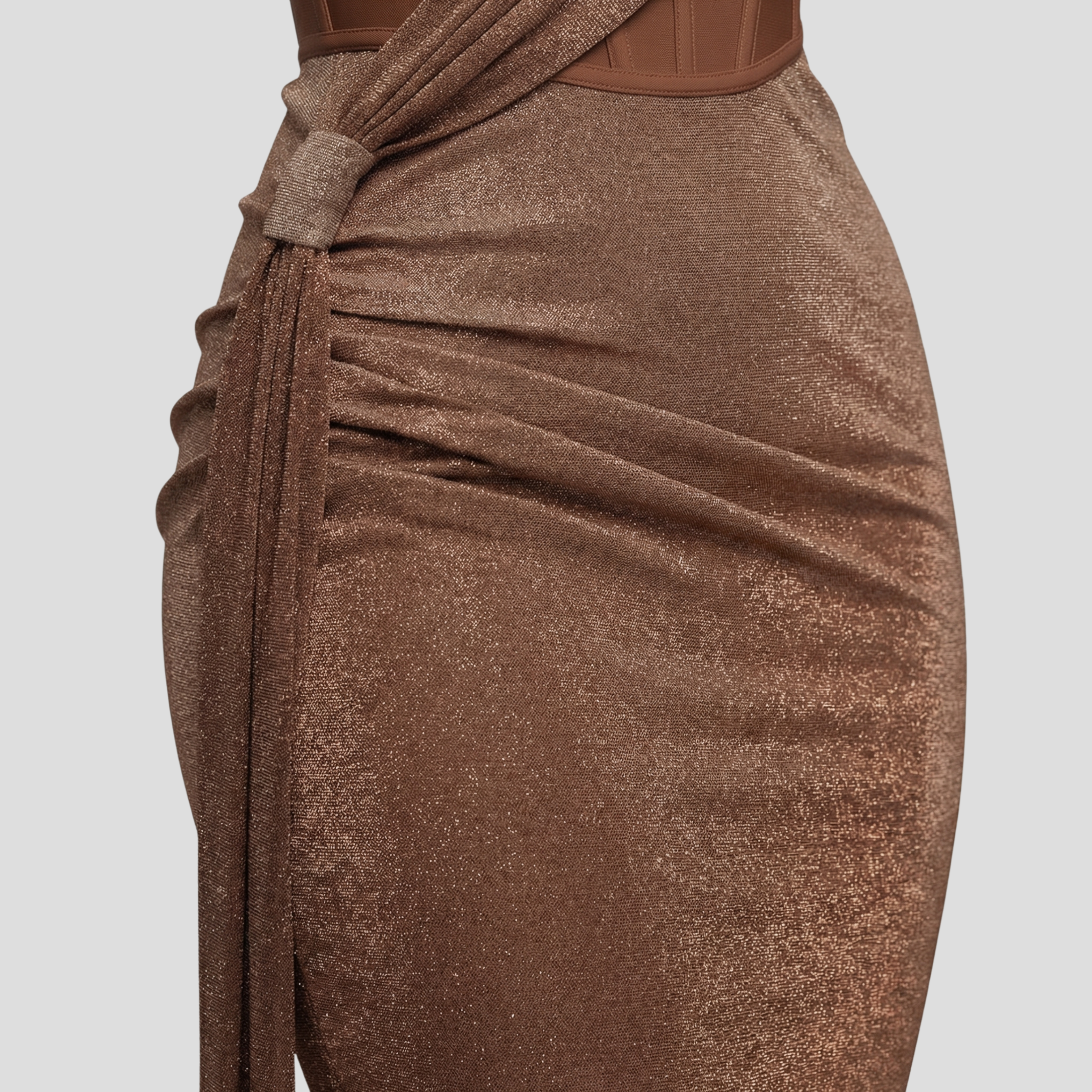 Women Maxi Dress | One-Shoulder Neckline & Draped Floor-Length Silhouette for Evening Wear