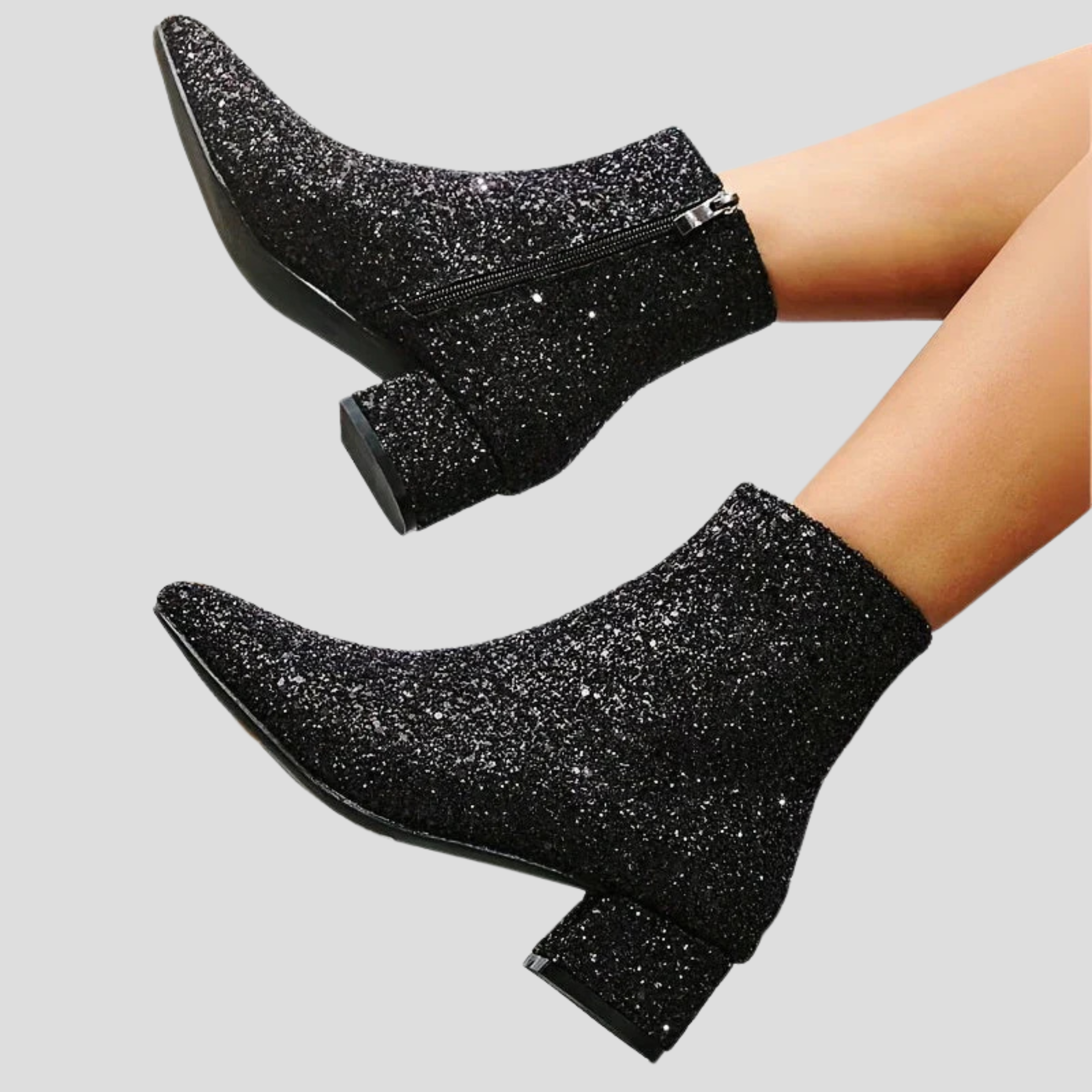 Women Boots | Ankle Height Form & Shimmered Surface Design for Daily Use