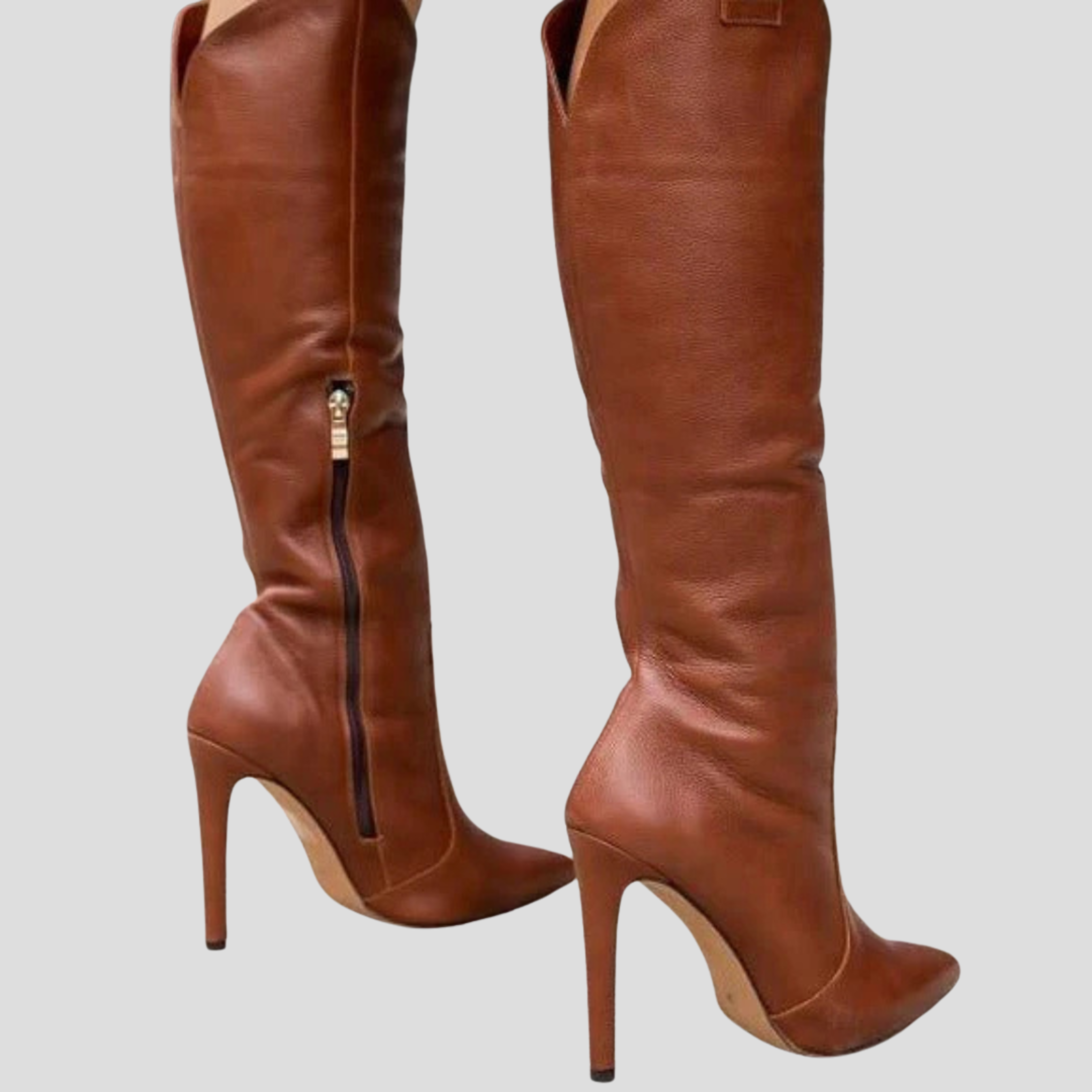 Women Boots | Knee-High Structure & Pointed Toe with Slim Heel Design
