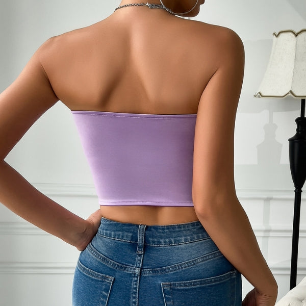 The Sorrento Floral-Appliqué Corset Top