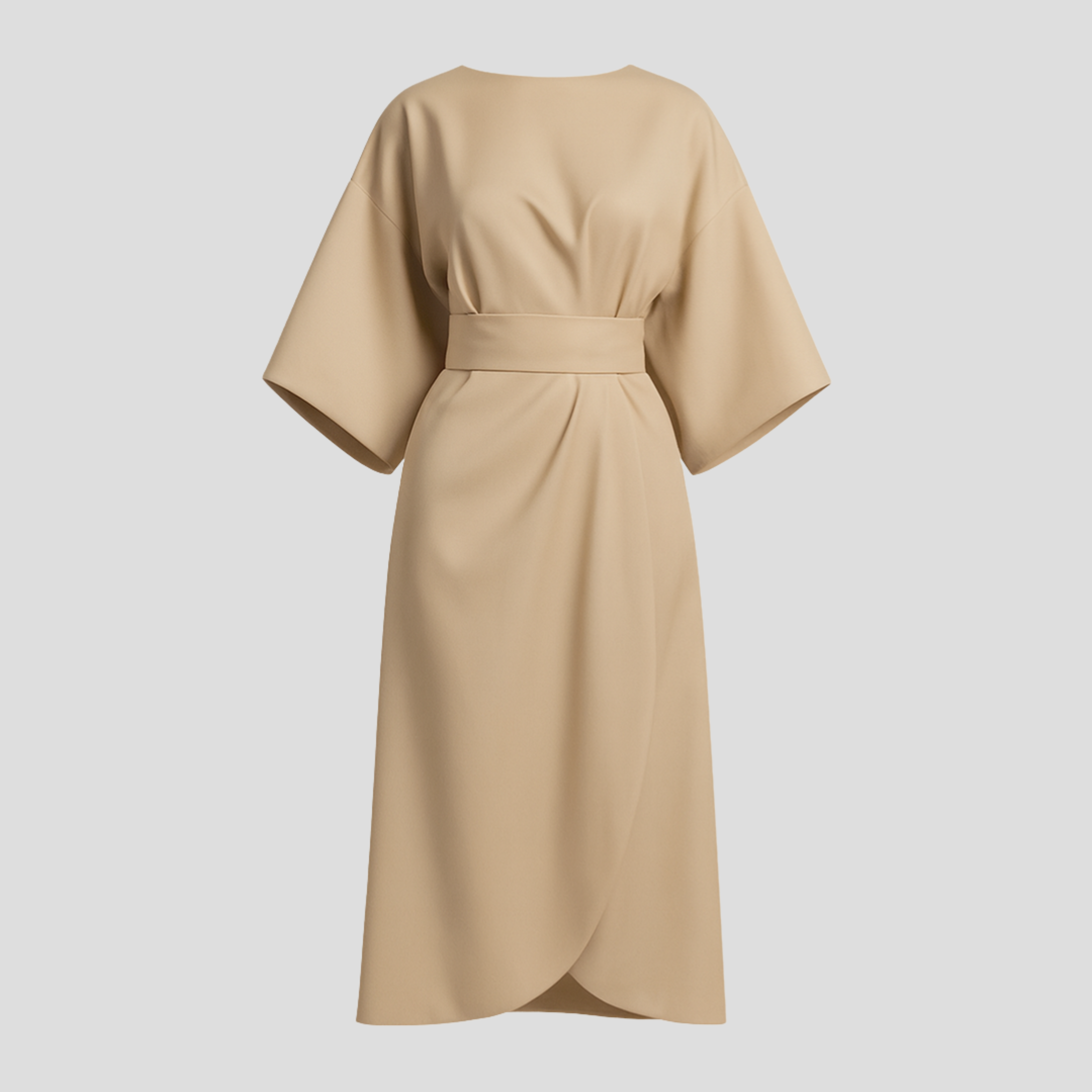 Women Maxi Dress | Belted Waist Structure & Flowing Floor-Length Silhouette for Daily Wear