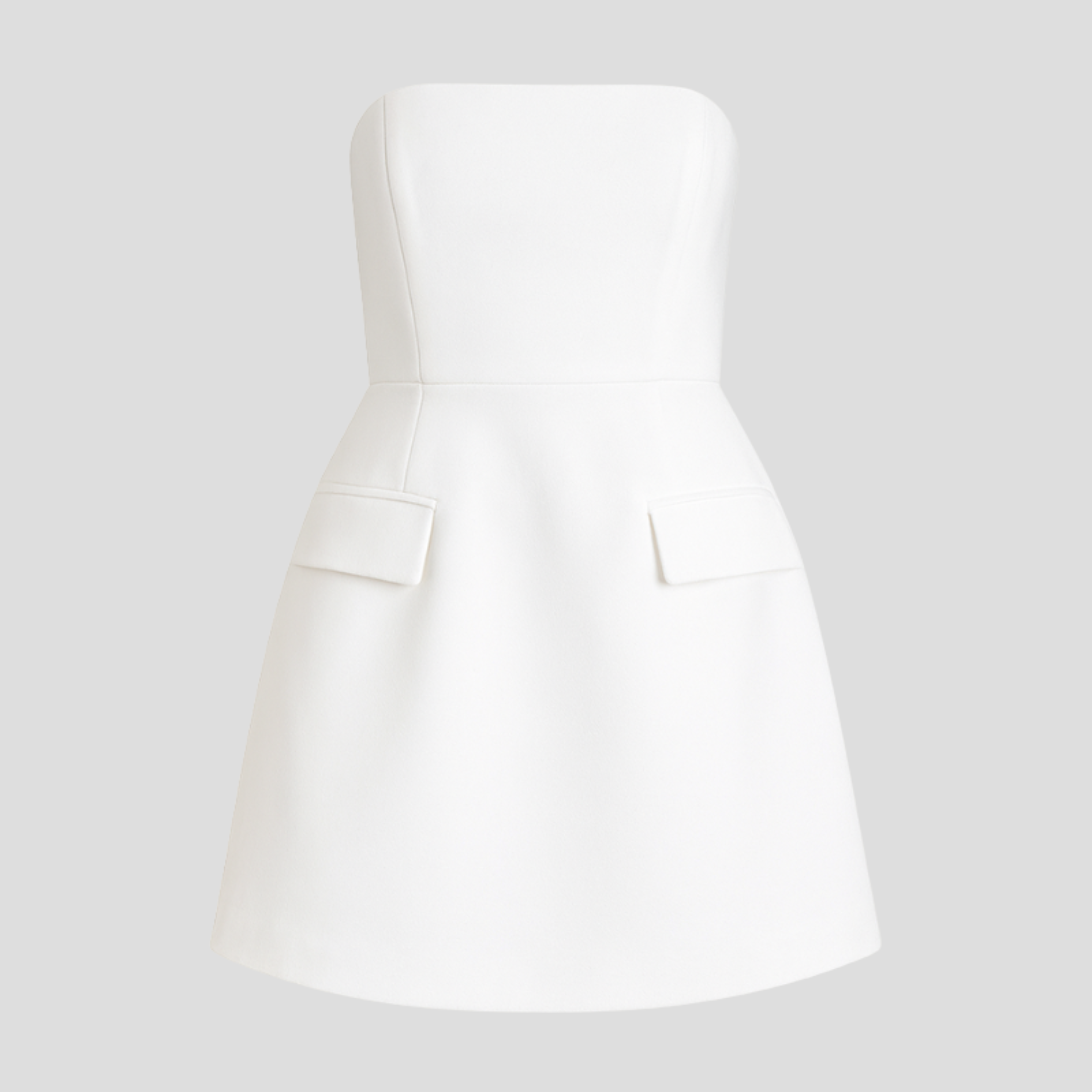 Women Mini Dress | Strapless Bodice Structure & Flared Skirt Silhouette for Evening Wear
