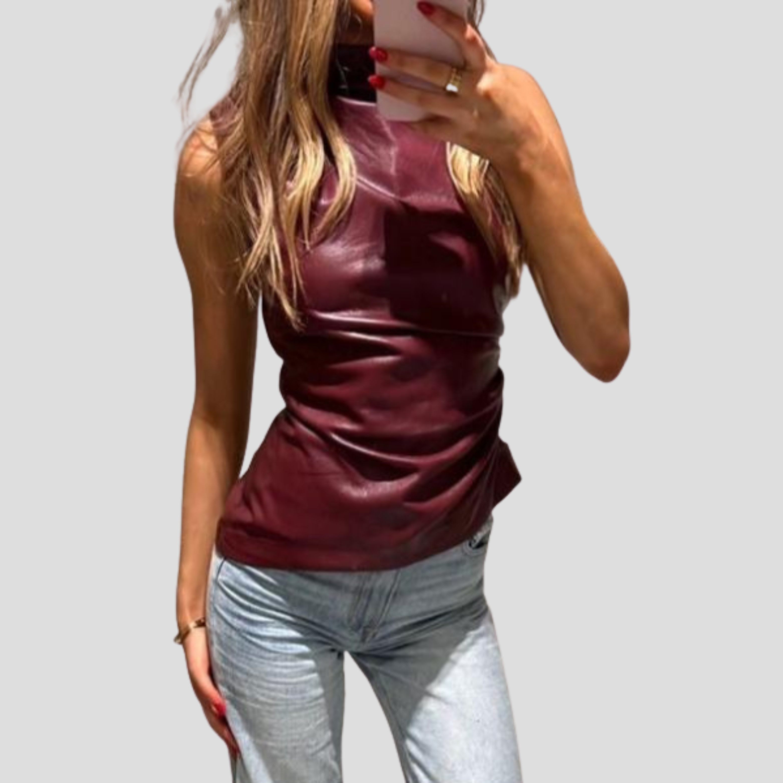 Women Top | Sleeveless Form & Defined Upper Design for Daily Use