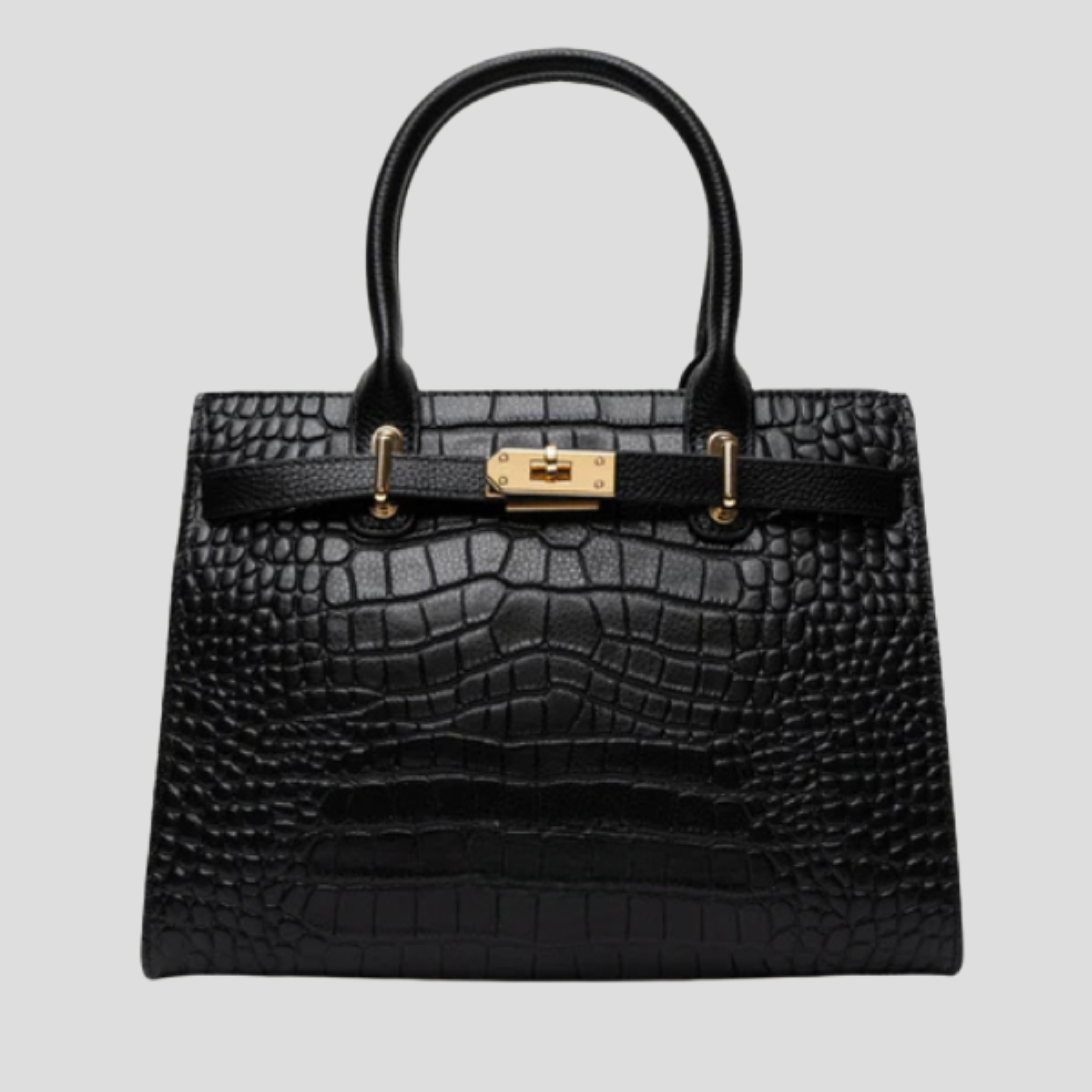 Women Bag | Defined Handle Structure & Structured Lock Front Design