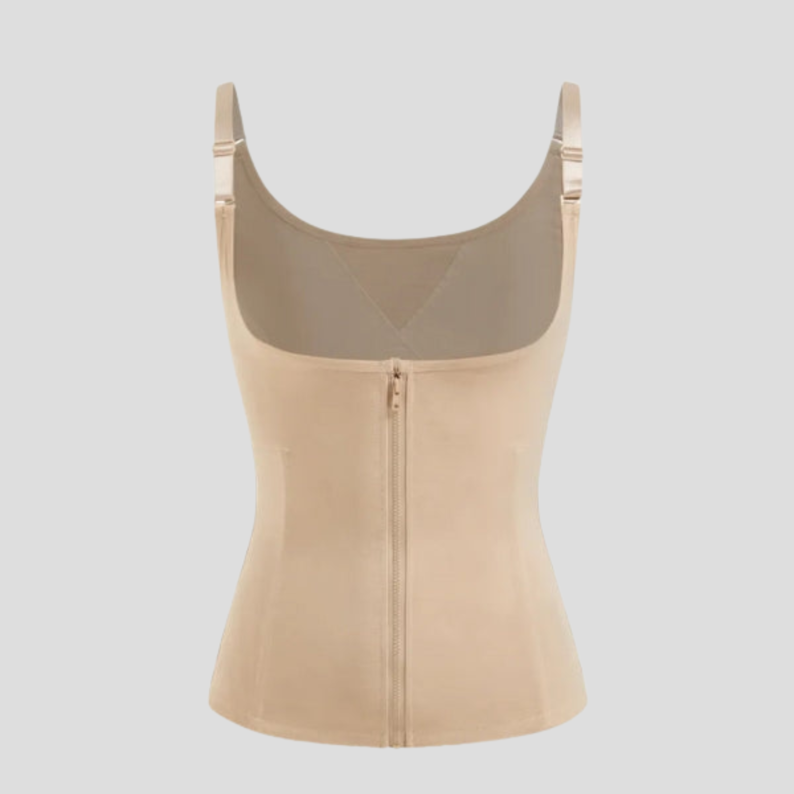 Women Shaping Vest | Zip-Front Closure & Panelled Silhouette for Layering