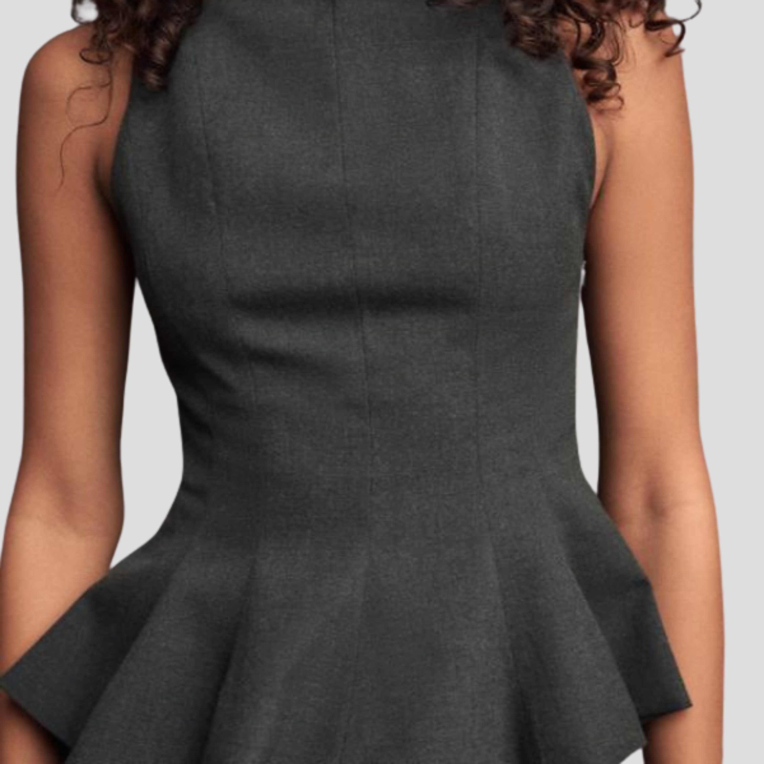 Women Peplum Top | High Neckline Form & Defined Waist Alignment for Occasion Wear