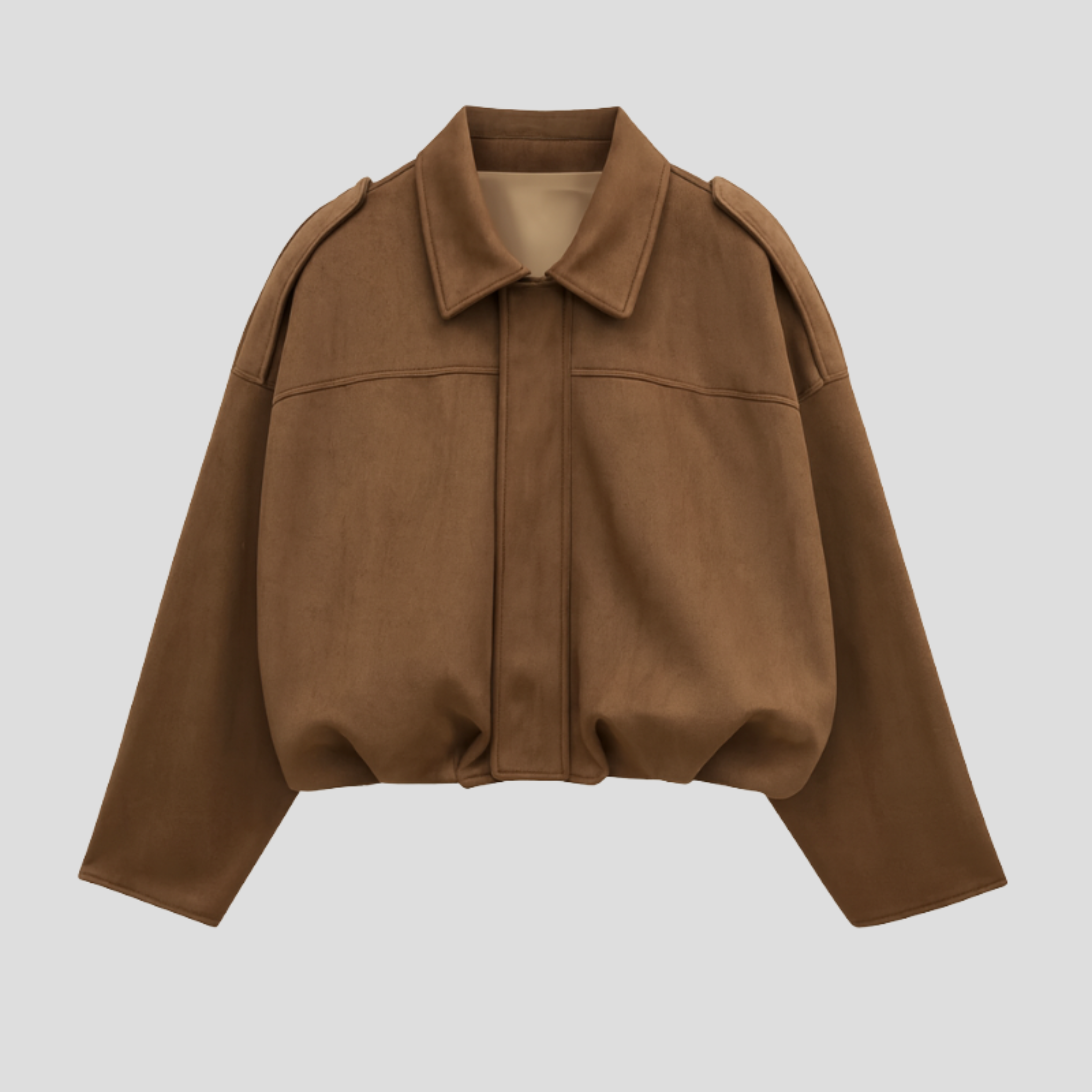 Women Bomber Jacket | Relaxed Silhouette & Minimal Detail Structure for Daily Wear