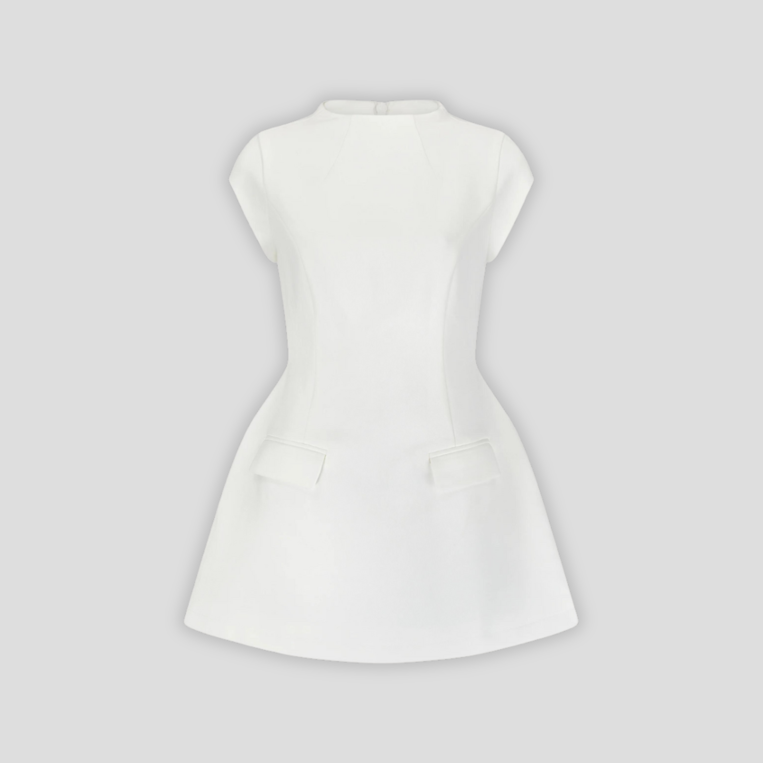 Women Mini Dress | High Neck Detail & Cinched Waist Silhouette for Evening Wear