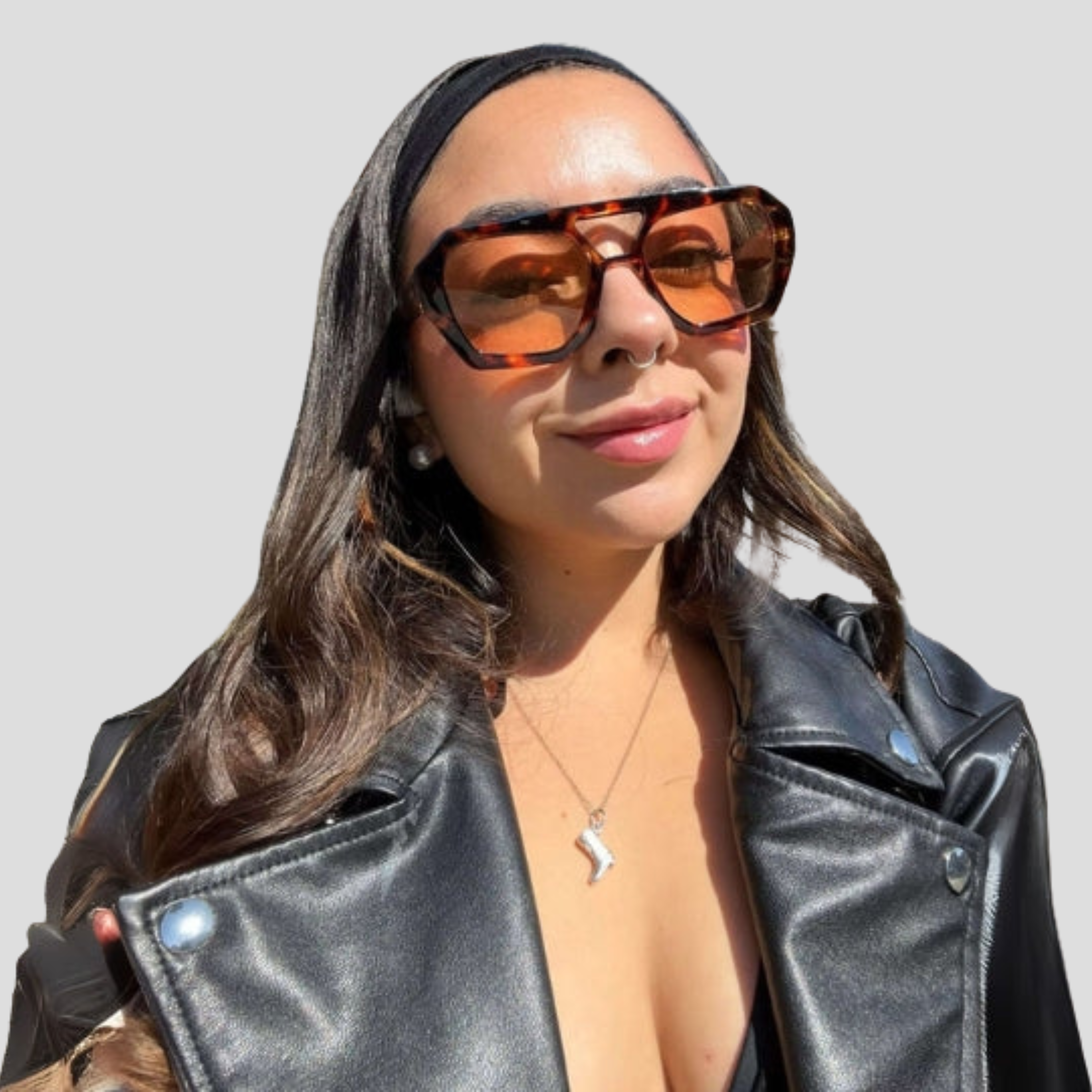 Women Sunglasses | Geometric Frame Shape & Oversized Lens Silhouette for Daily Wear